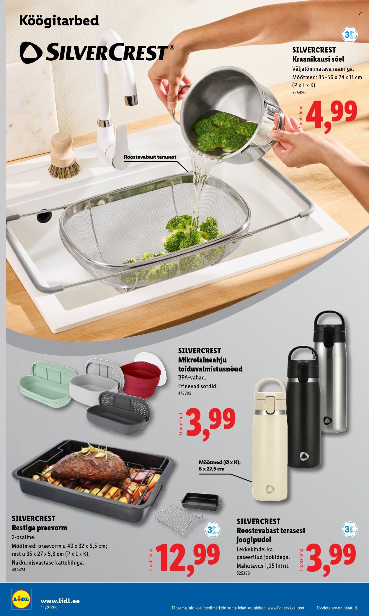 lidl - Lidl kliendileht - Tööstuskaupade pakkumised (30.03 - 5.04.2026) - page: 14