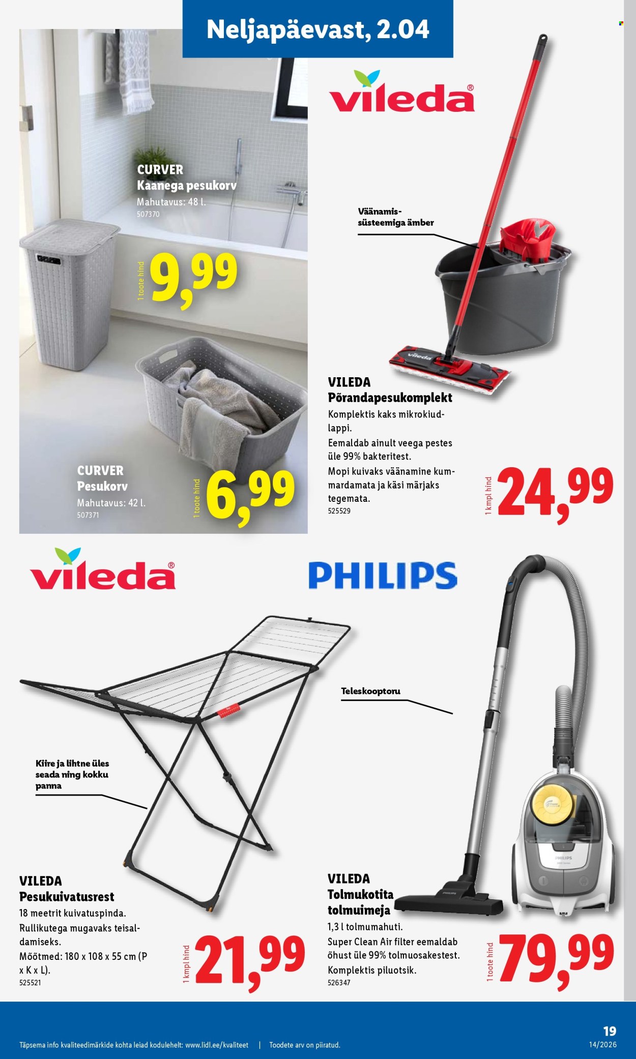 lidl - Lidl kliendileht - Tööstuskaupade pakkumised (30.03 - 5.04.2026) - page: 19