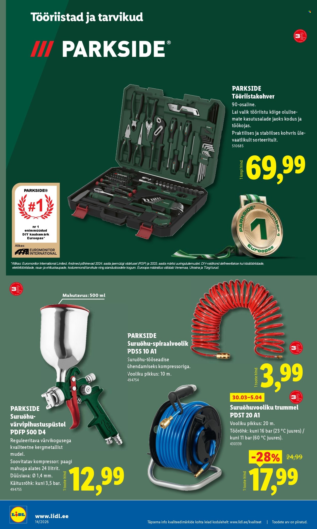 lidl - Lidl kliendileht - Tööstuskaupade pakkumised (30.03 - 5.04.2026) - page: 4