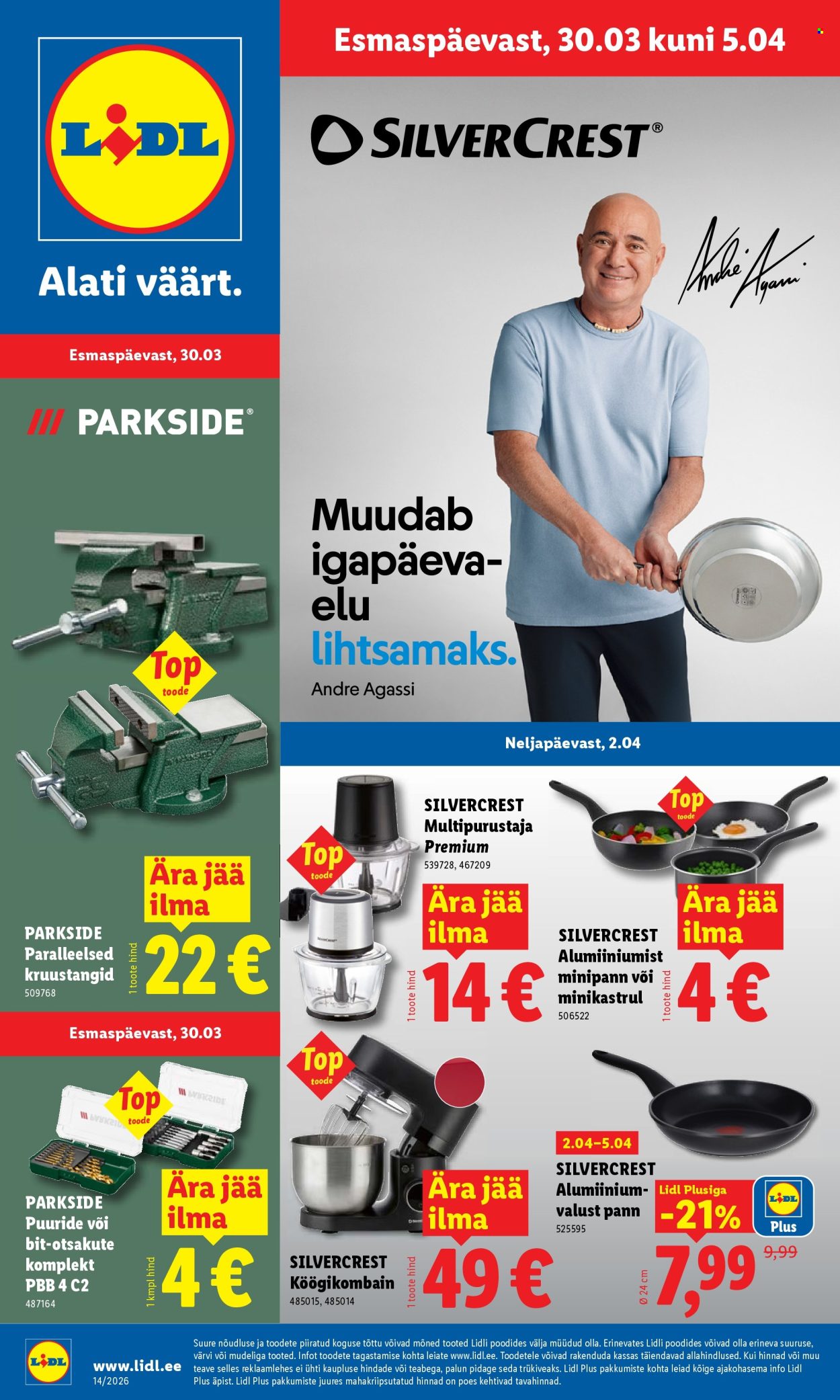 lidl - Lidl kliendileht - Tööstuskaupade pakkumised (30.03 - 5.04.2026)