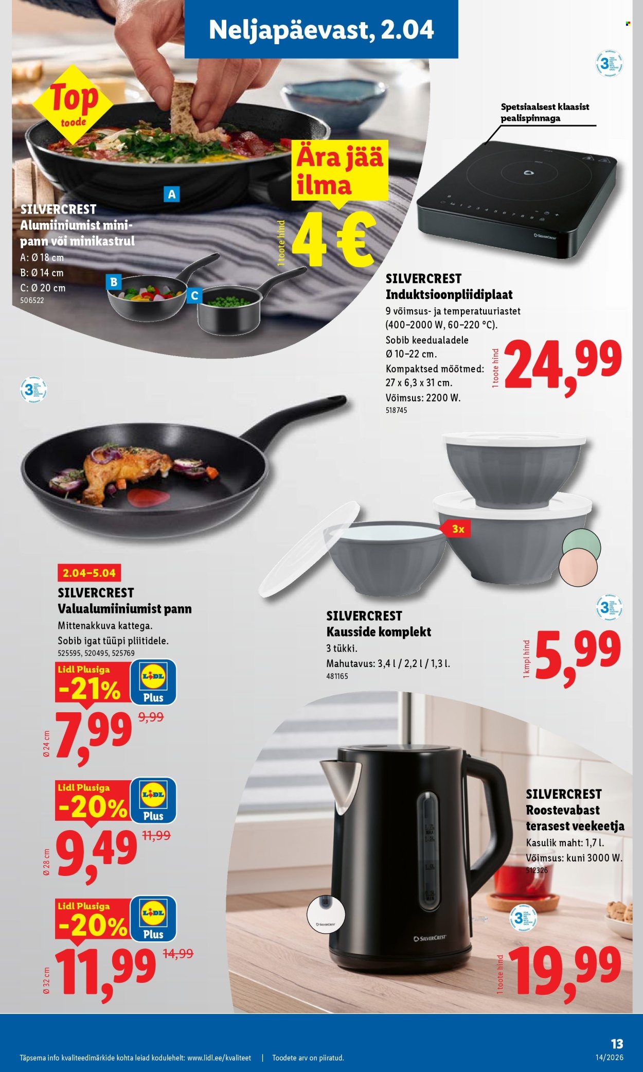 lidl - Lidl kliendileht - Tööstuskaupade pakkumised (30.03 - 5.04.2026) - page: 13