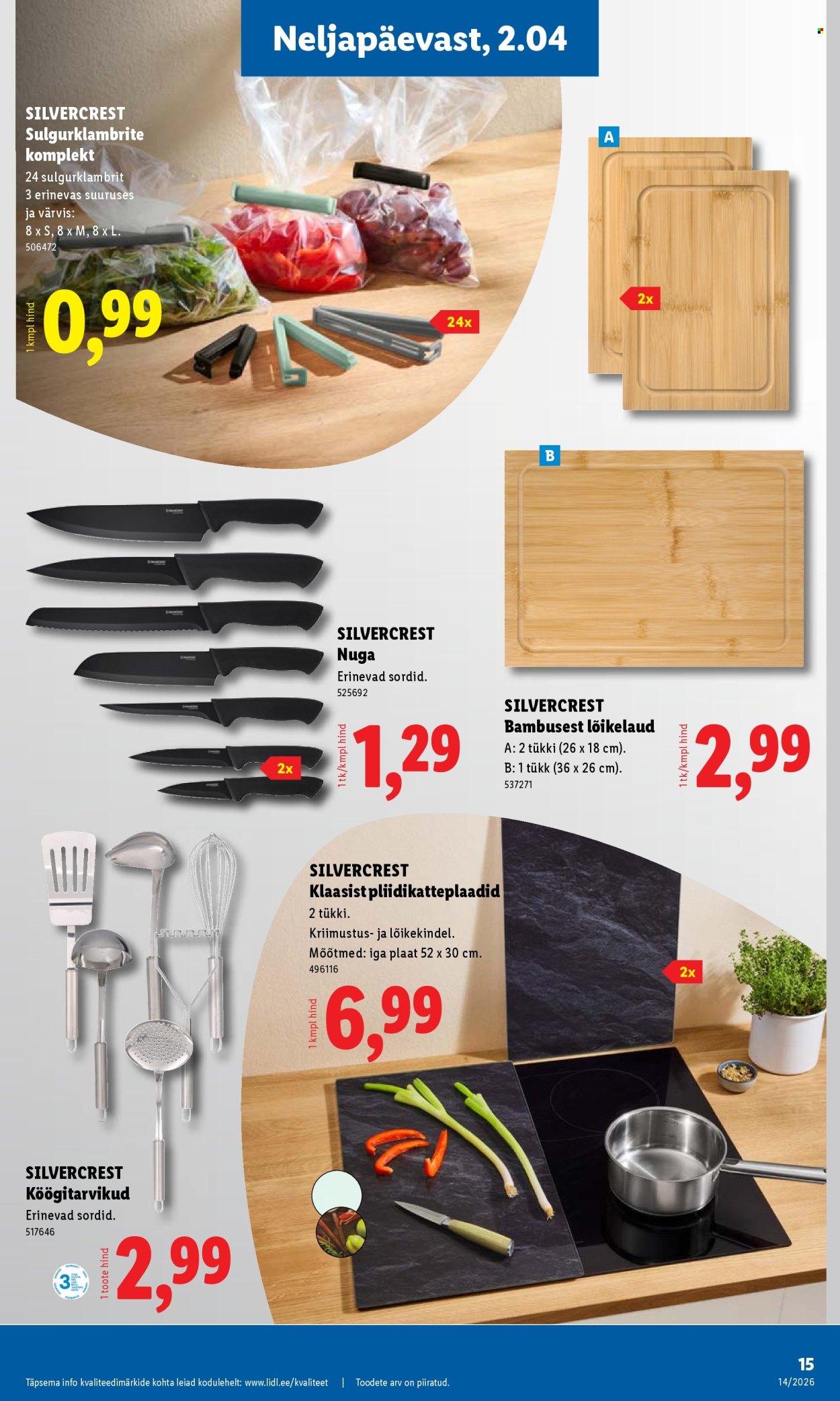 lidl - Lidl kliendileht - Tööstuskaupade pakkumised (30.03 - 5.04.2026) - page: 15