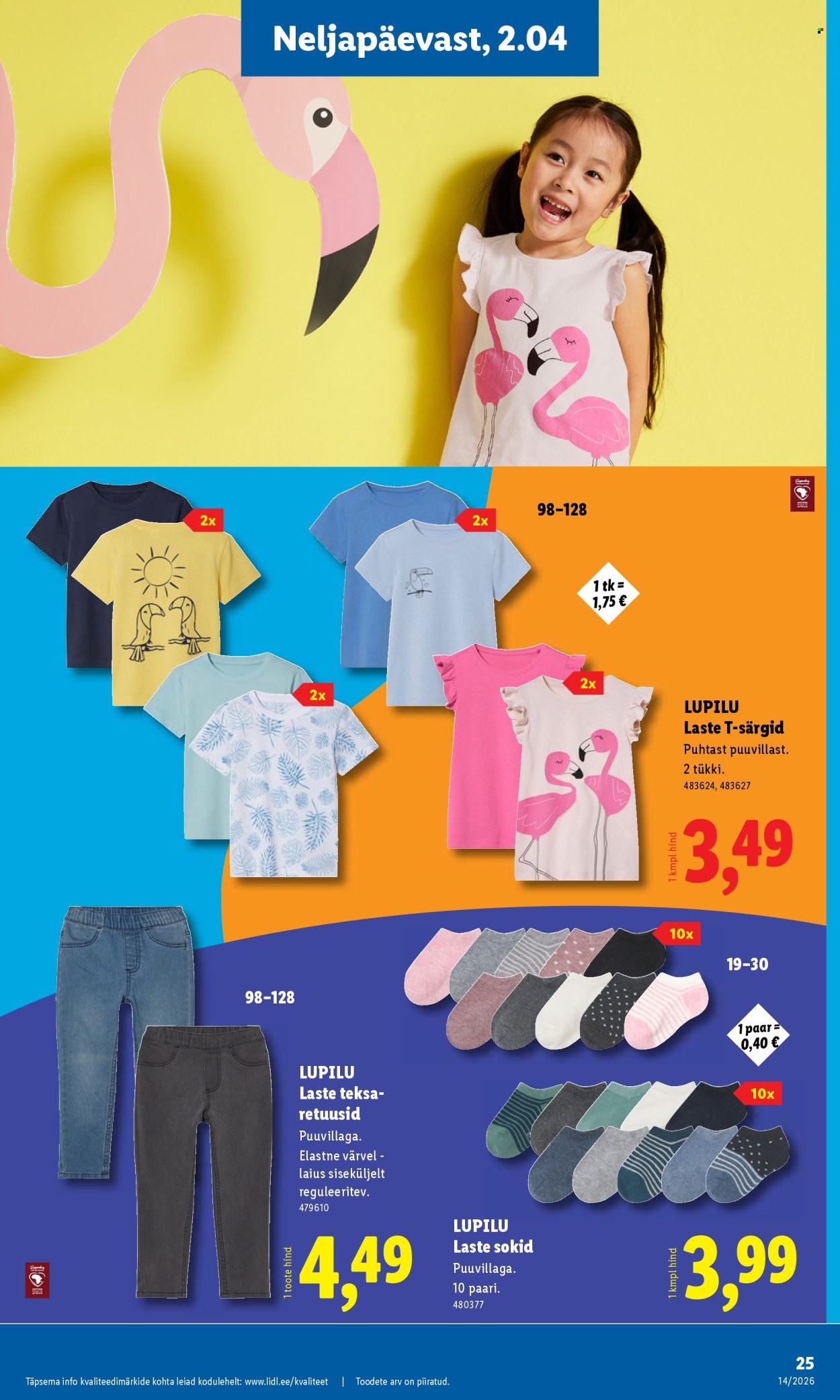 lidl - Lidl kliendileht - Tööstuskaupade pakkumised (30.03 - 5.04.2026) - page: 25