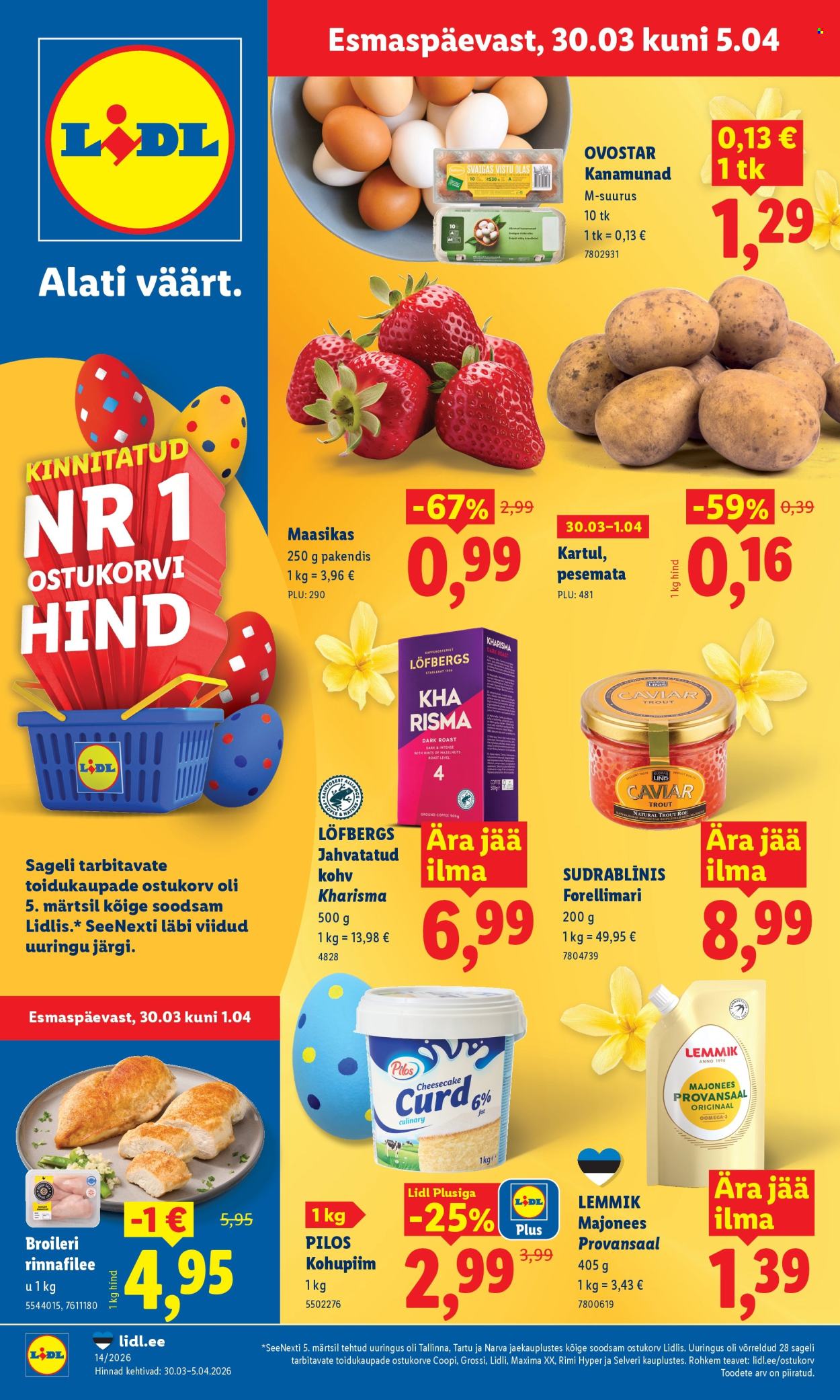 lidl - Lidl kliendileht - Kliendileht (30.03 - 5.04.2026)