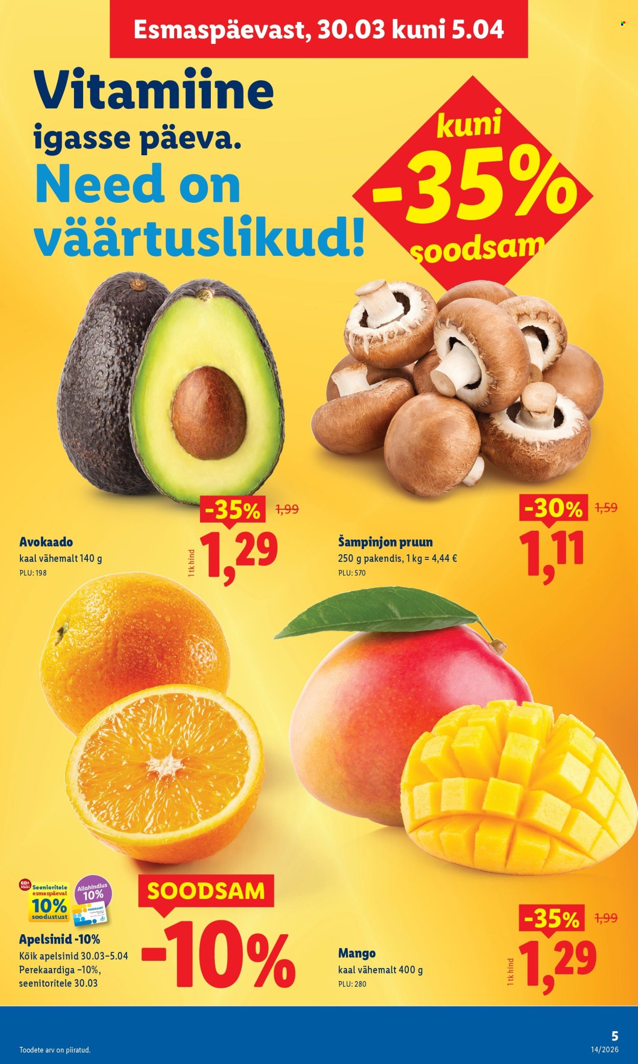 lidl - Lidl kliendileht - Kliendileht (30.03 - 5.04.2026) - page: 5
