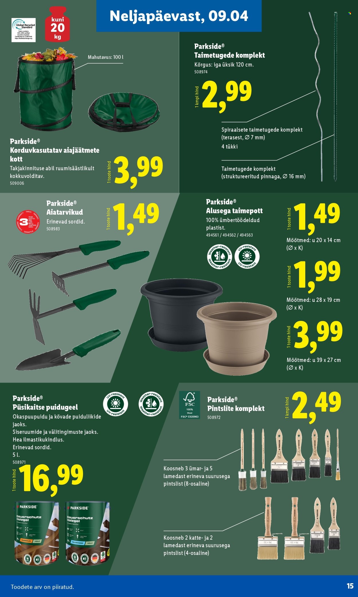 lidl - Lidl kliendileht - Aiakataloog Alates - page: 15