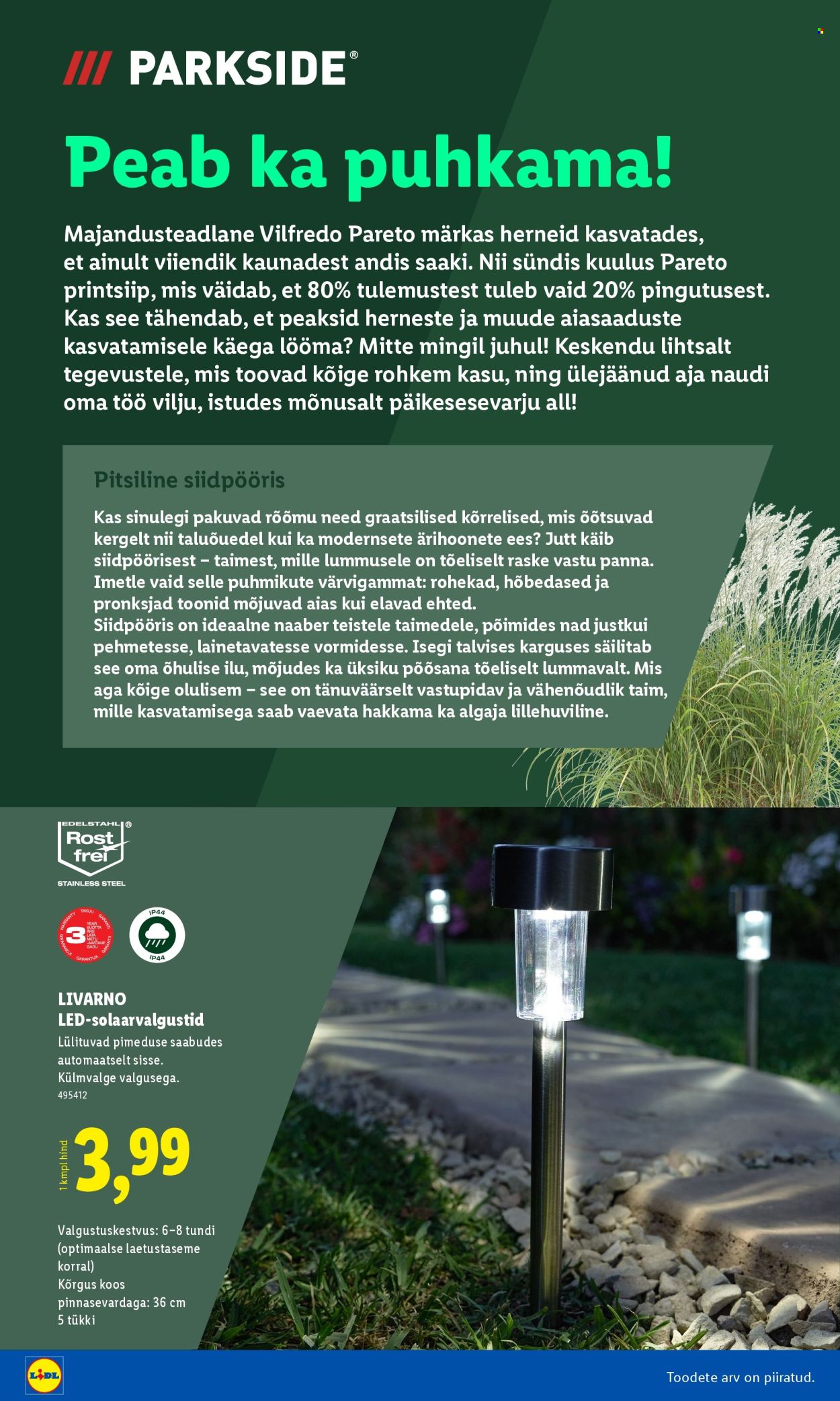 lidl - Lidl kliendileht - Aiakataloog Alates - page: 10