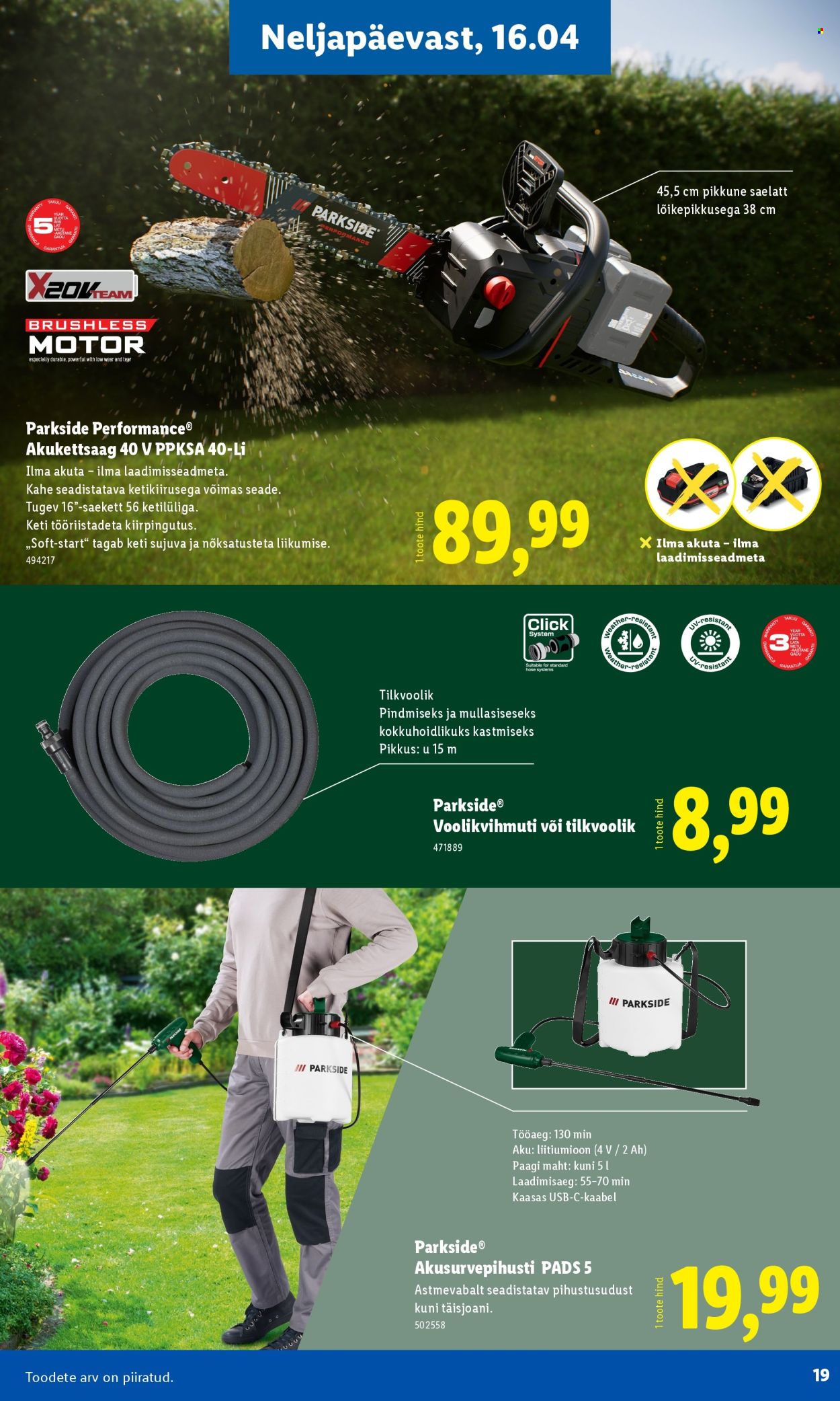 lidl - Lidl kliendileht - Aiakataloog Alates - page: 19