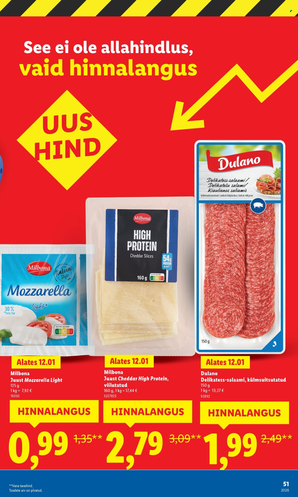 lidl - Lidl kliendileht - Suur hinnalangus Alates - page: 51
