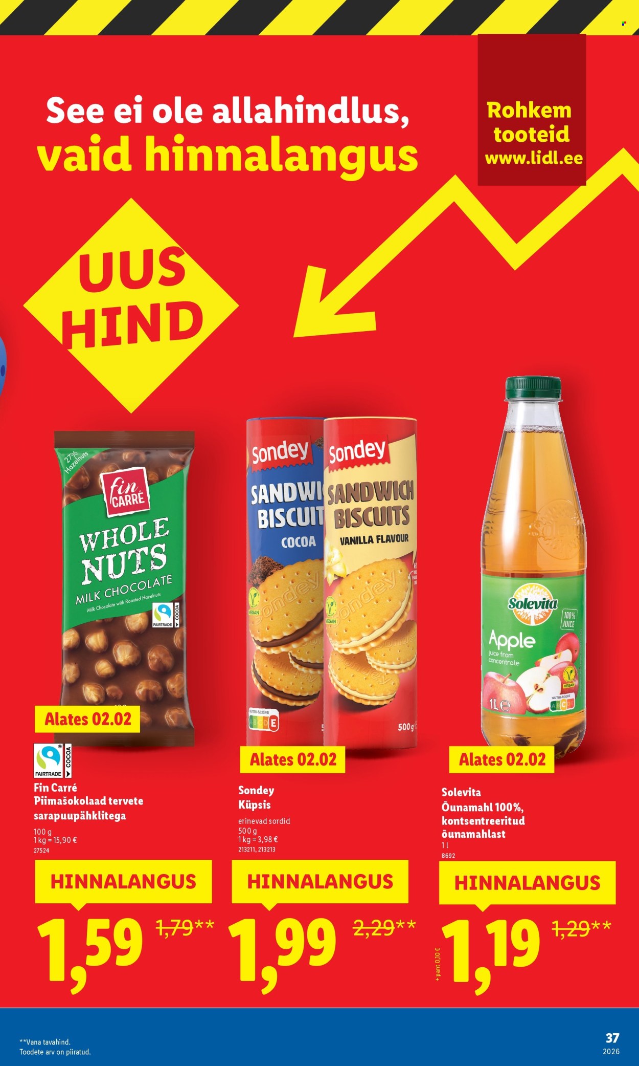lidl - Lidl kliendileht - Suur hinnalangus Alates - page: 37