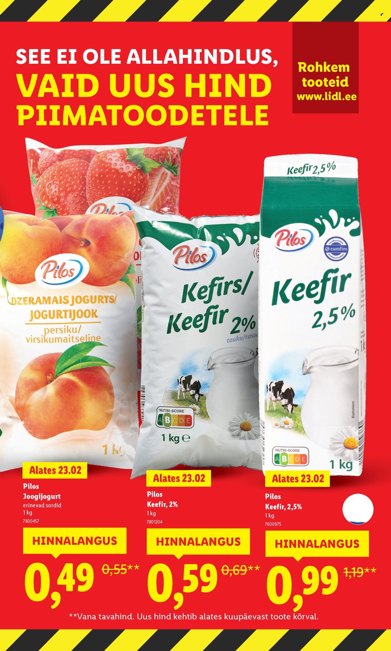 lidl - Lidl kliendileht - Suur hinnalangus Alates - page: 23