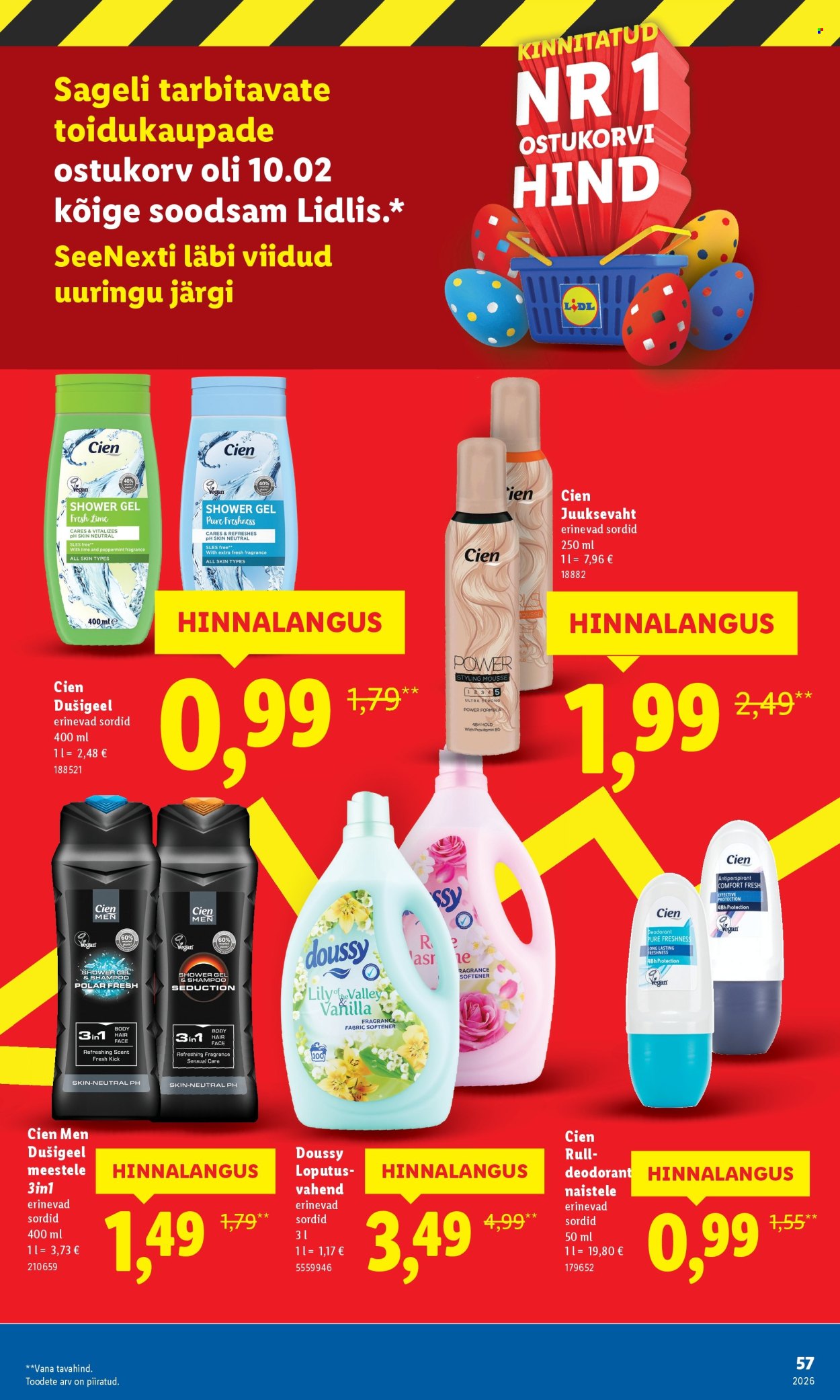 lidl - Lidl kliendileht - Suur hinnalangus Alates - page: 57