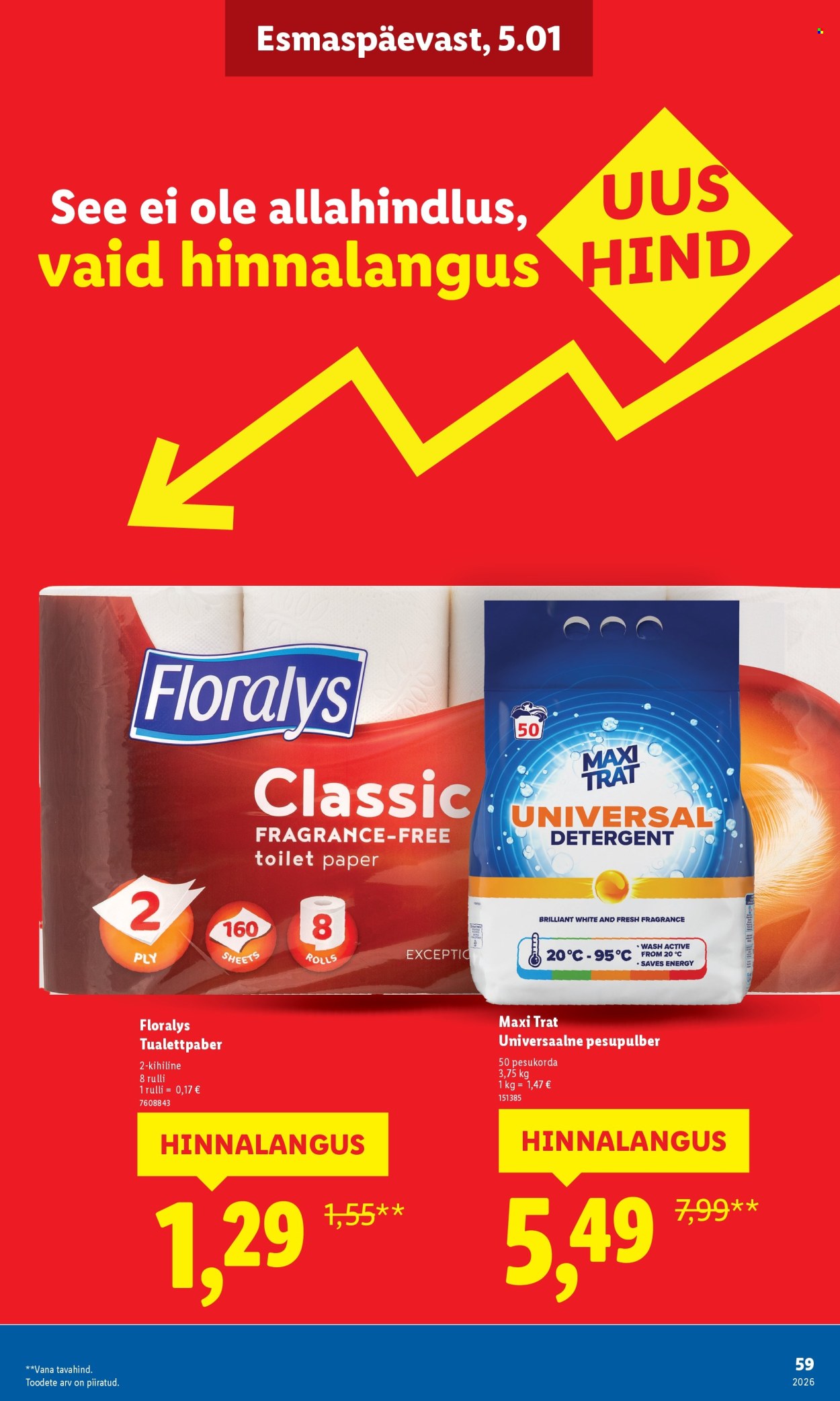 lidl - Lidl kliendileht - Suur hinnalangus Alates - page: 59