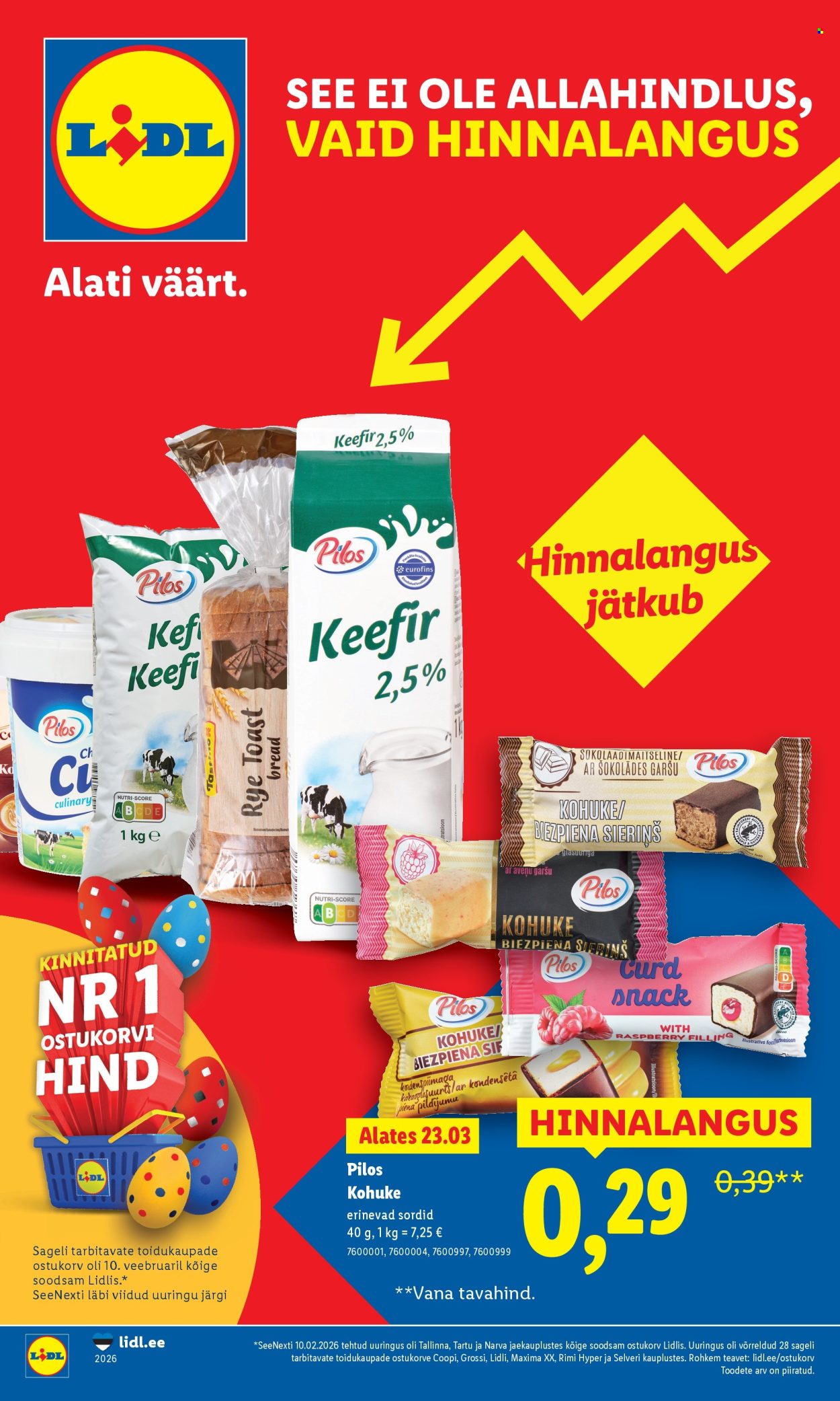 lidl - Lidl kliendileht - Suur hinnalangus Alates