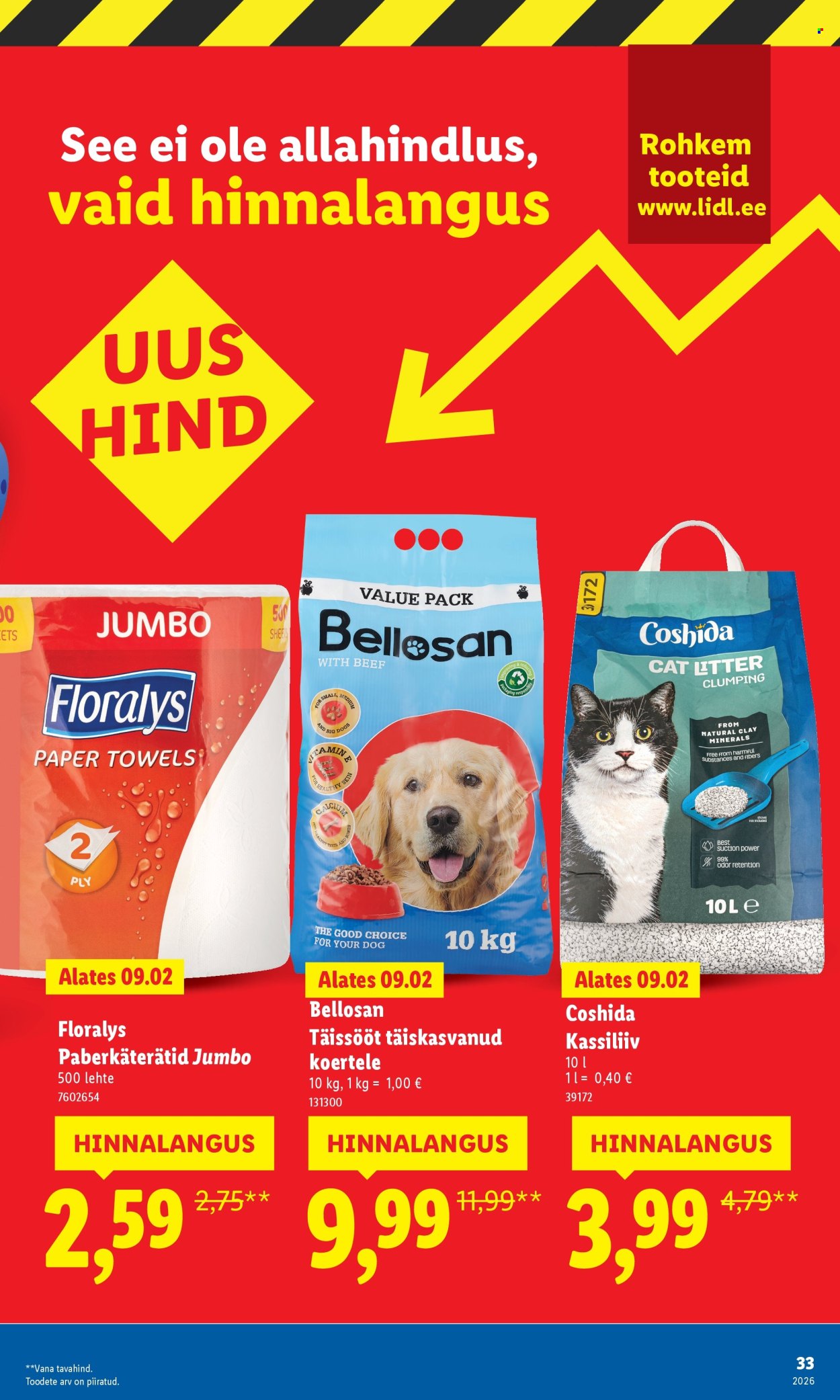lidl - Lidl kliendileht - Suur hinnalangus Alates - page: 33