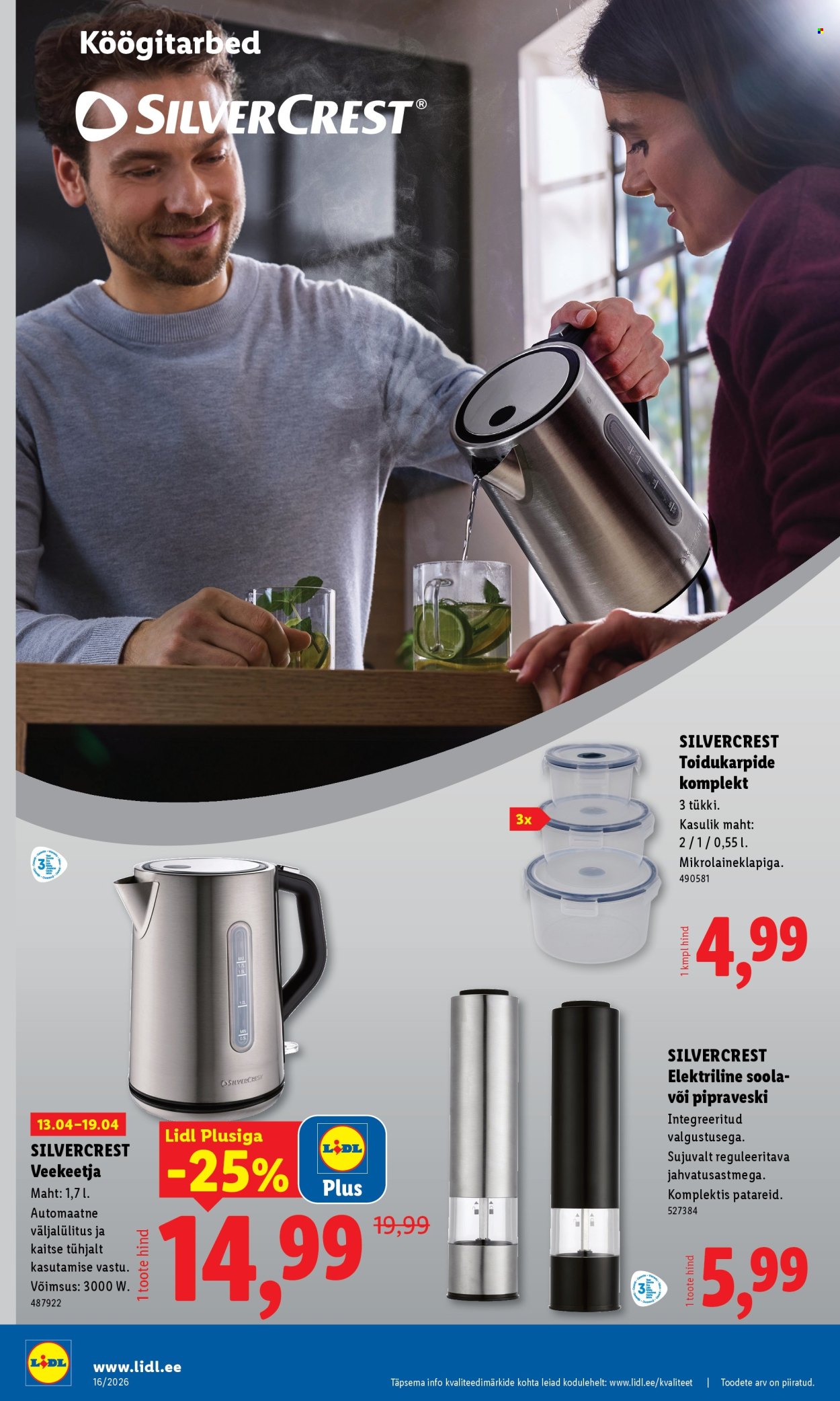 lidl - Lidl kliendileht - Tööstuskaupade pakkumised (13.04 - 19.04.2026) - page: 4