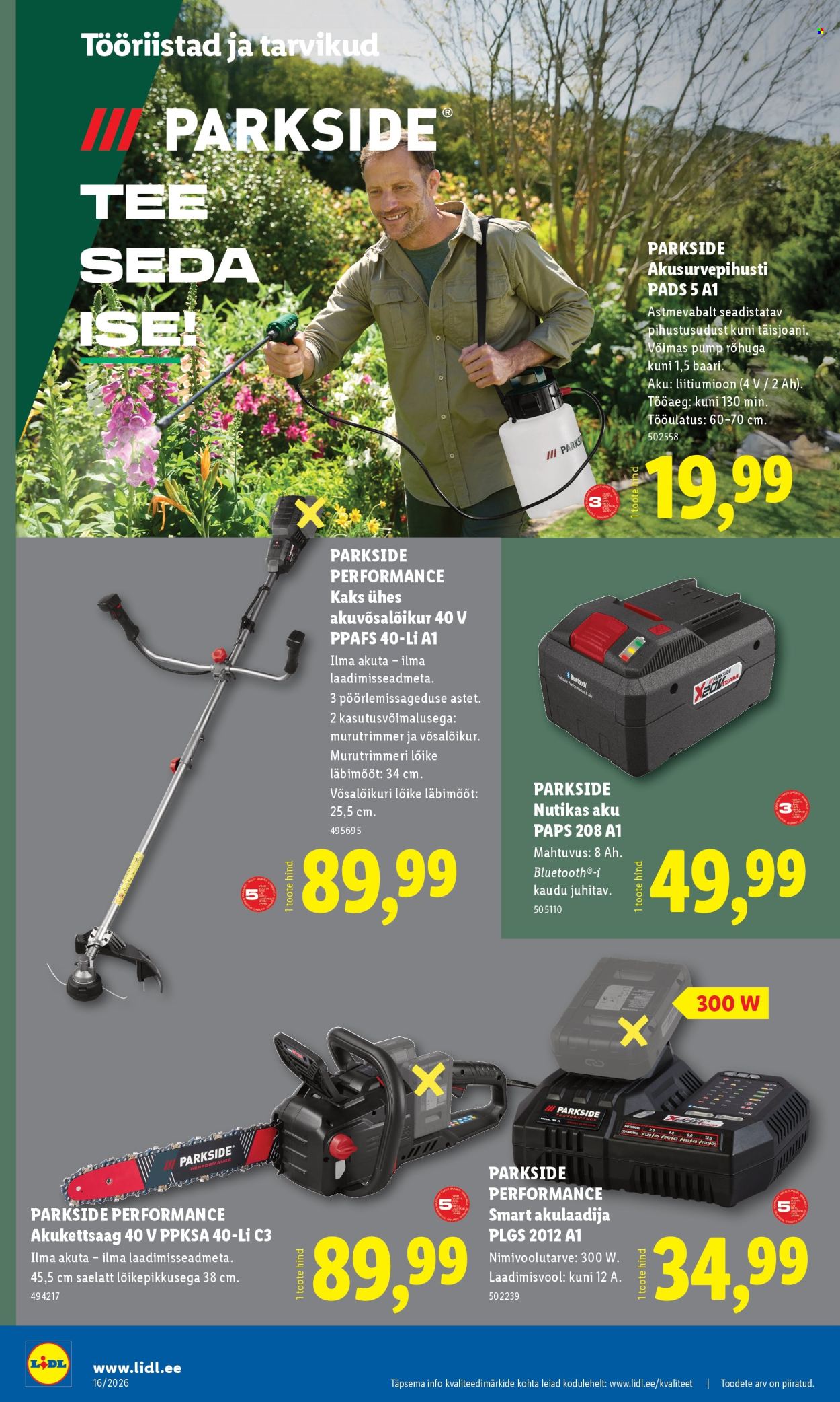 lidl - Lidl kliendileht - Tööstuskaupade pakkumised (13.04 - 19.04.2026) - page: 16