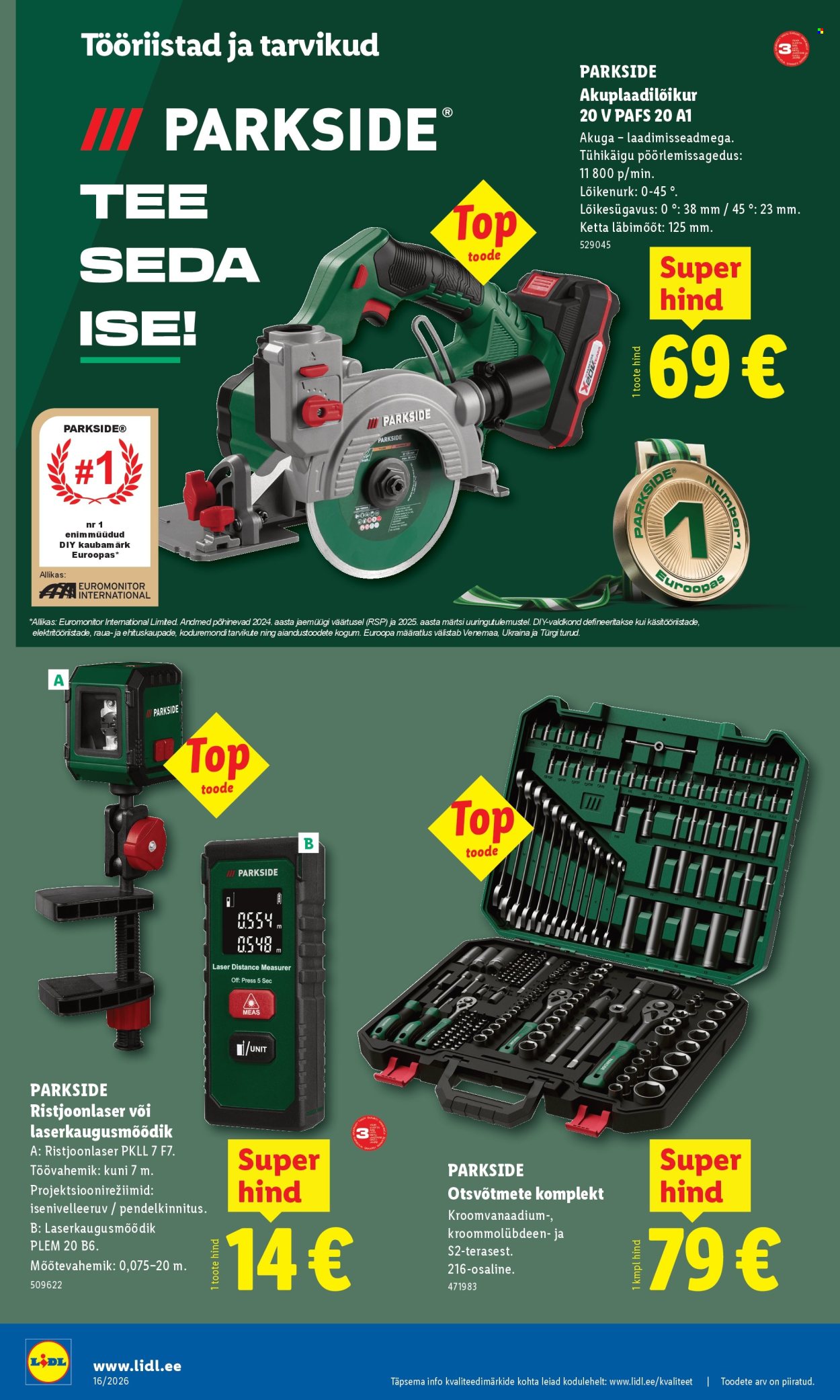 lidl - Lidl kliendileht - Tööstuskaupade pakkumised (13.04 - 19.04.2026) - page: 10