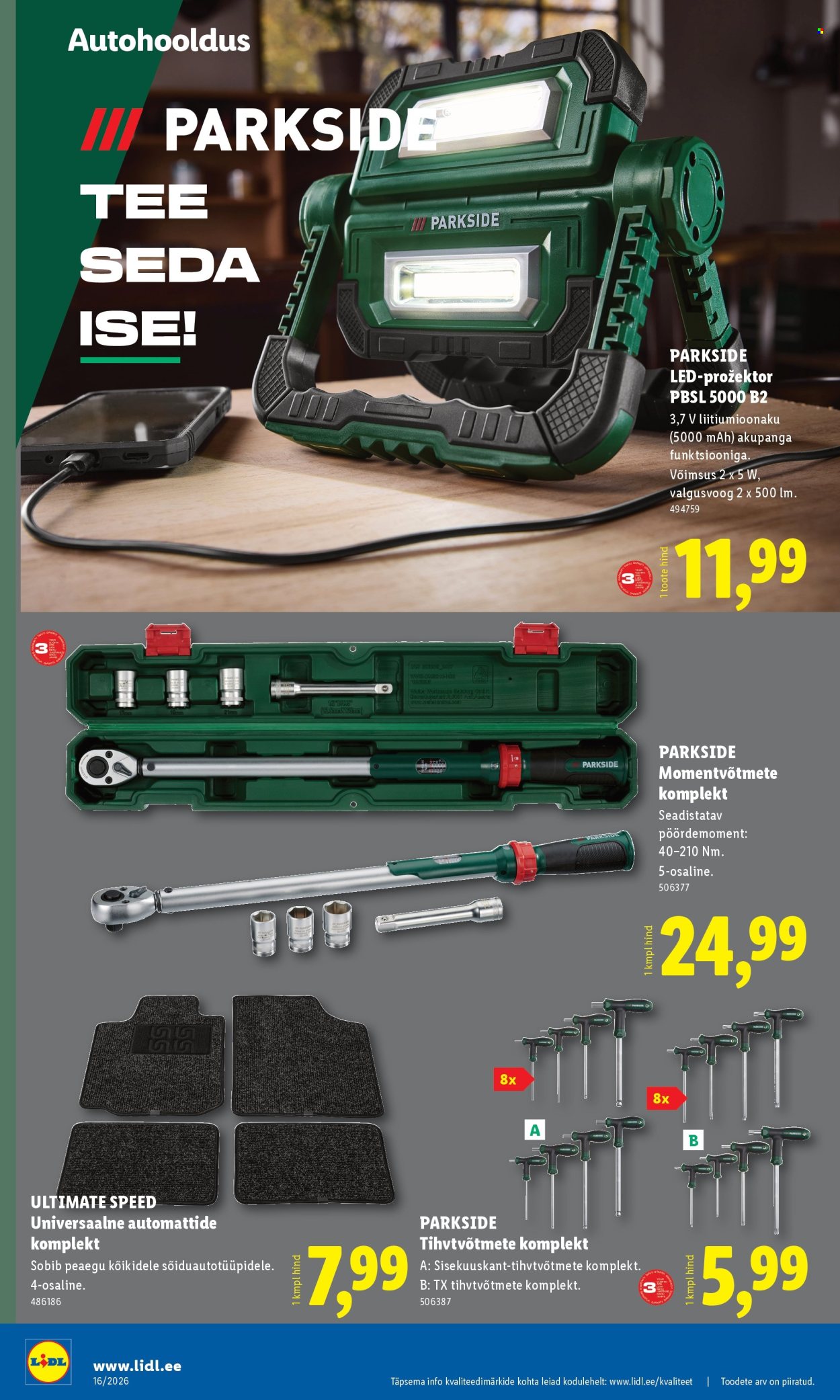 lidl - Lidl kliendileht - Tööstuskaupade pakkumised (13.04 - 19.04.2026) - page: 8