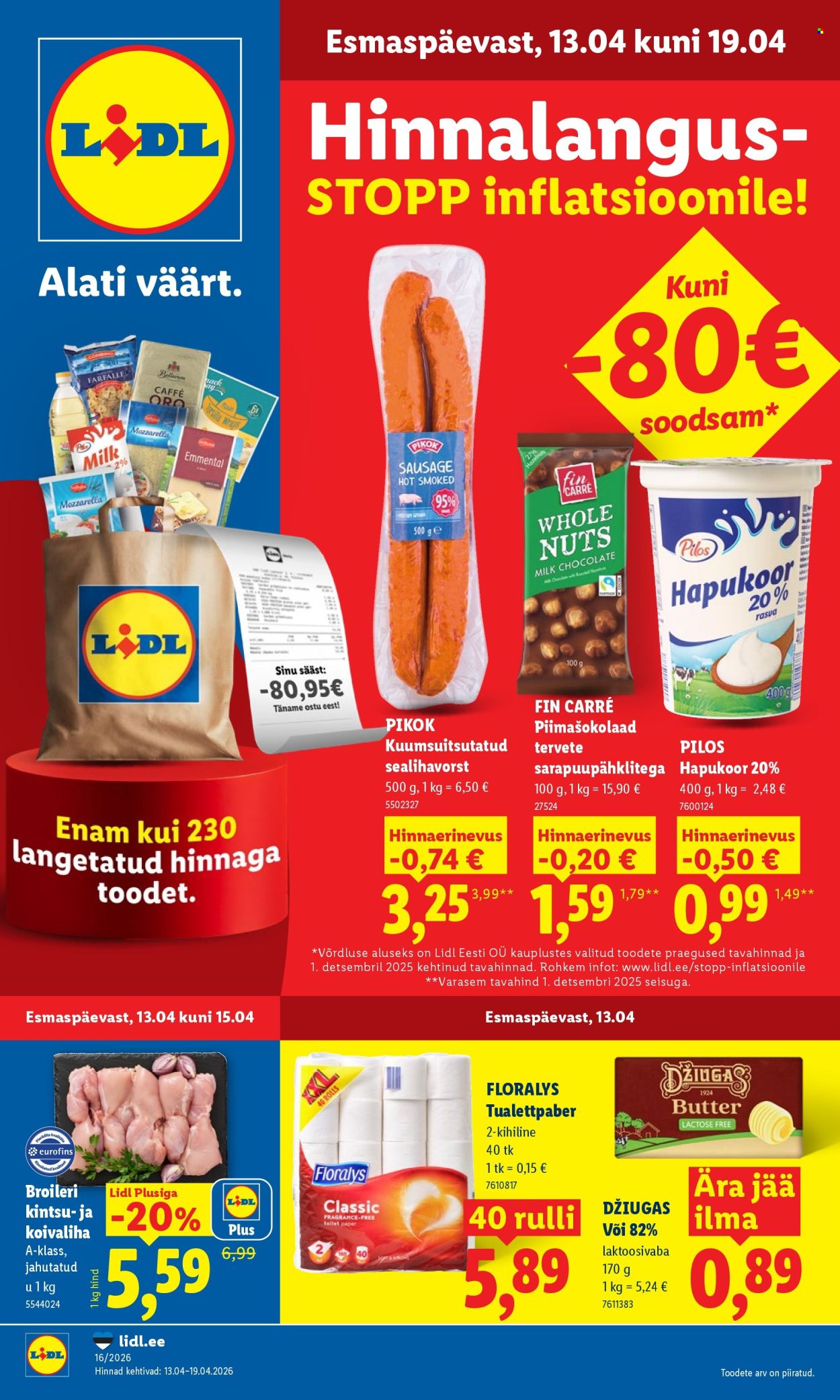 lidl - Lidl kliendileht - Kliendileht (13.04 - 19.04.2026) - page: 1