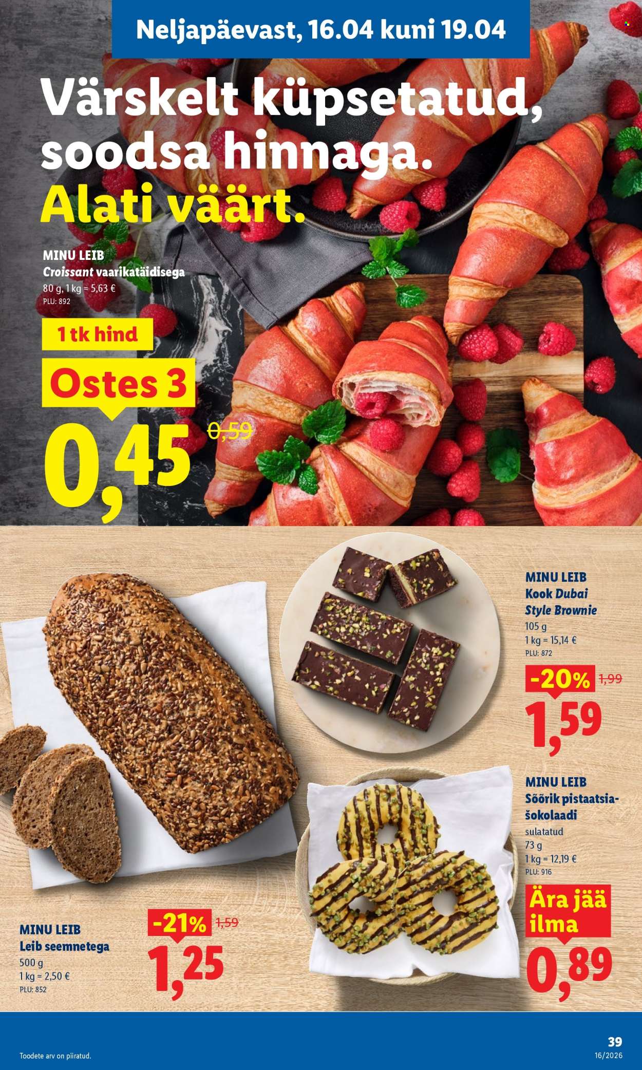 lidl - Lidl kliendileht - Kliendileht (13.04 - 19.04.2026) - page: 39