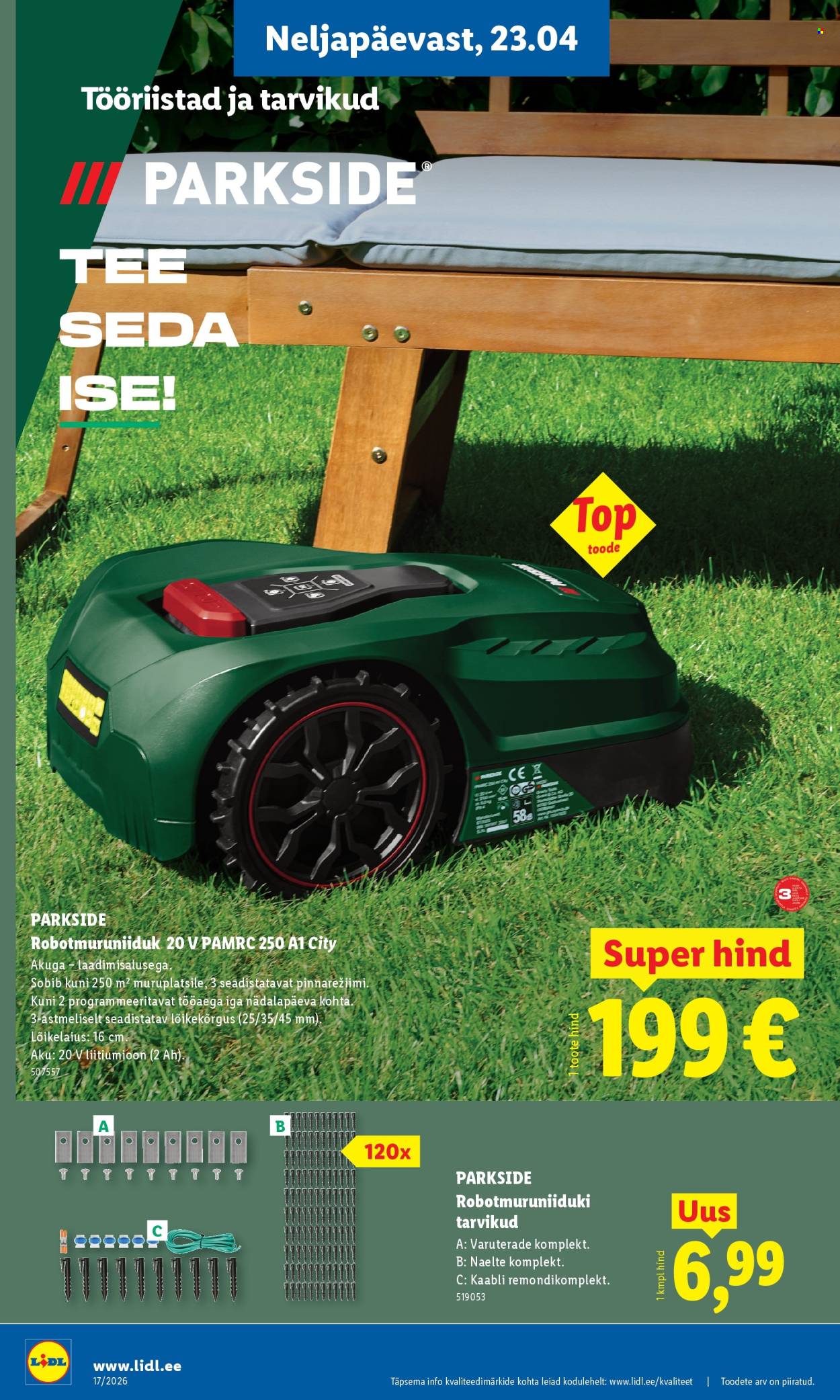 lidl - Lidl kliendileht - Tööstuskaupade pakkumised (20.04 - 26.04.2026) - page: 10