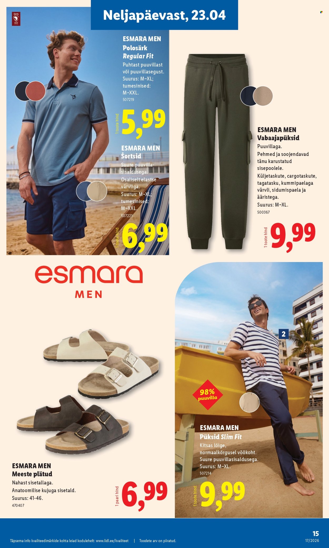 lidl - Lidl kliendileht - Tööstuskaupade pakkumised (20.04 - 26.04.2026) - page: 15