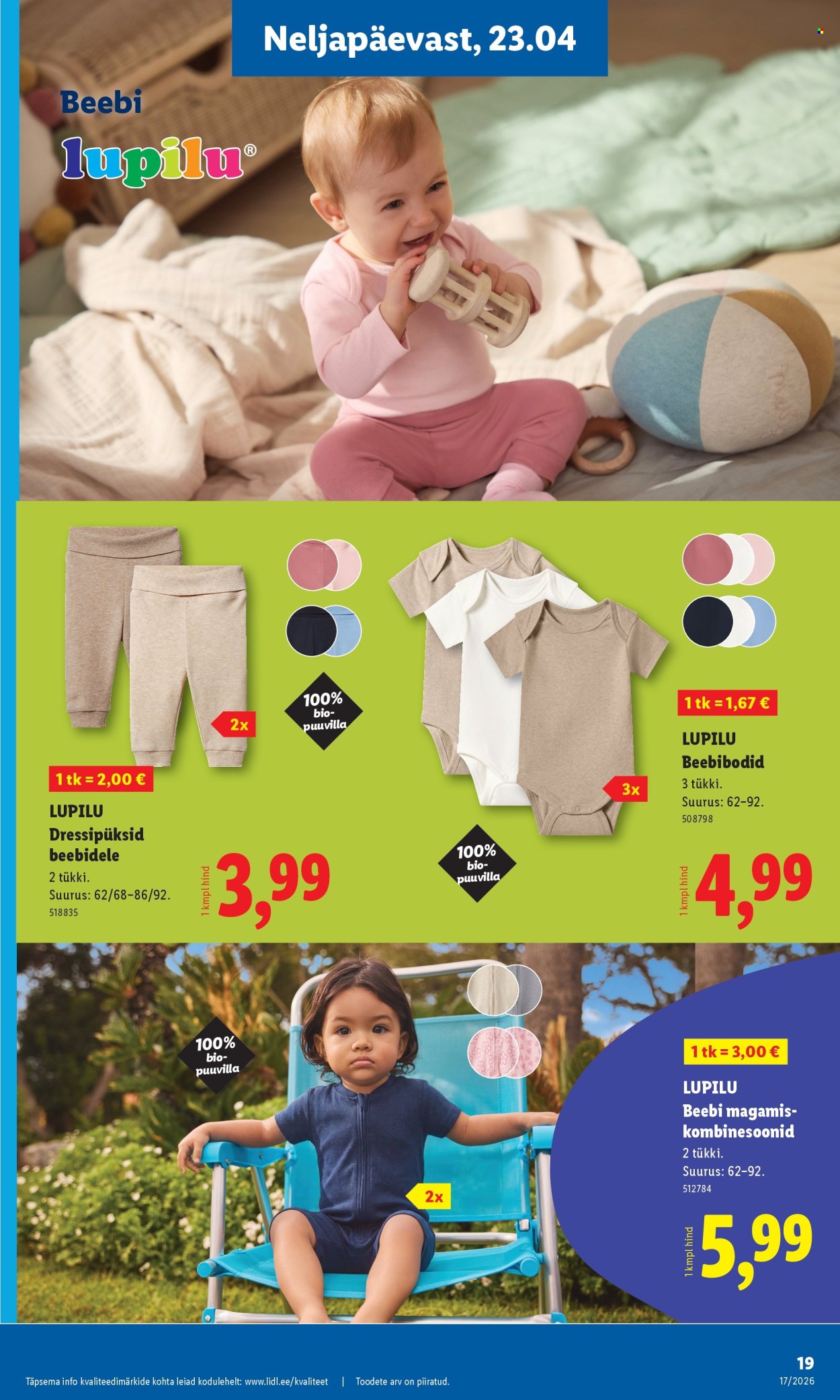 lidl - Lidl kliendileht - Tööstuskaupade pakkumised (20.04 - 26.04.2026) - page: 19