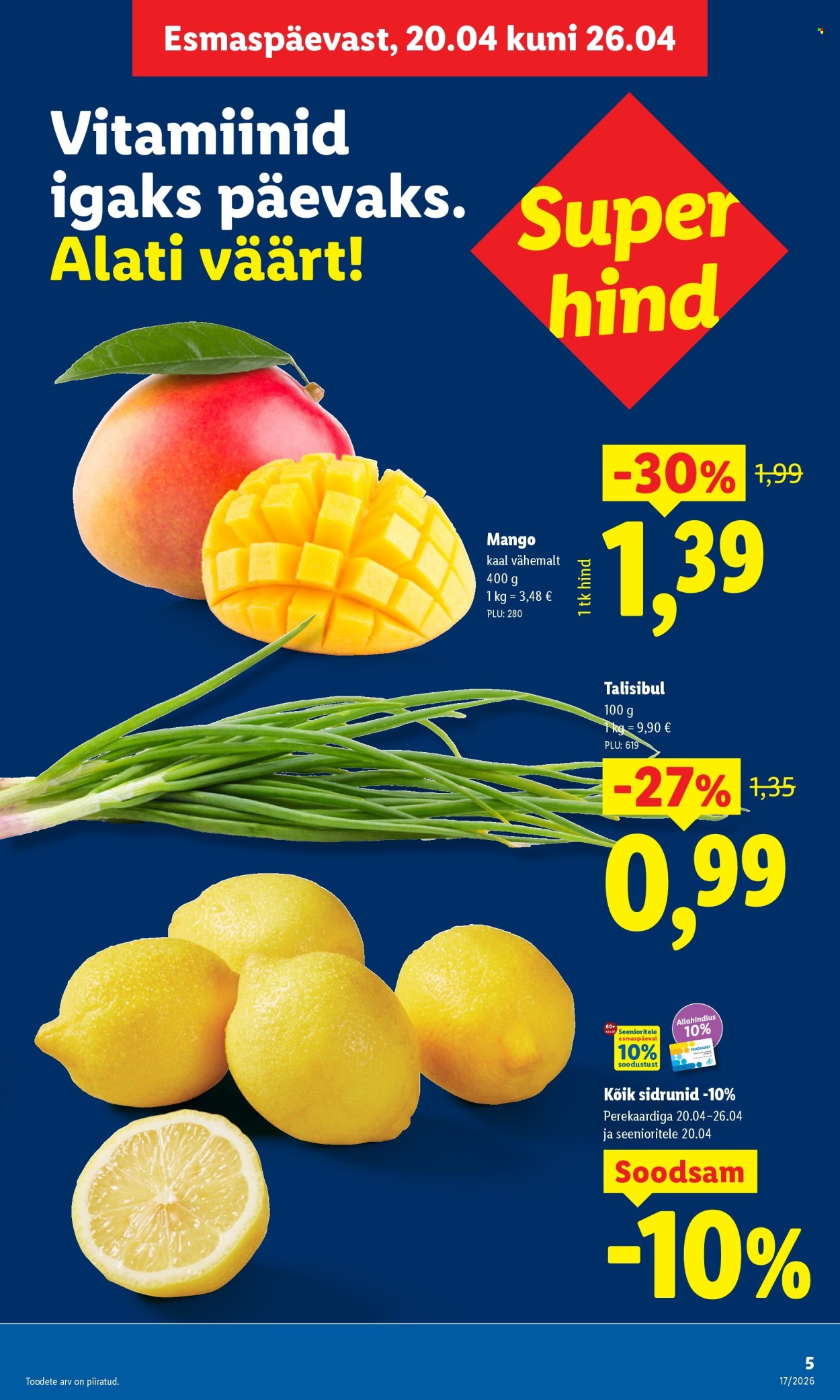 lidl - Lidl kliendileht - Kliendileht (20.04 - 26.04.2026) - page: 5