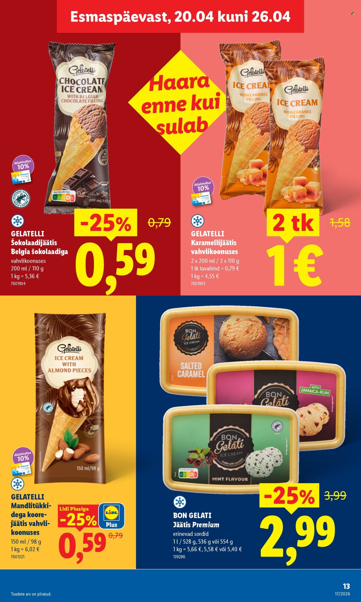 lidl - Lidl kliendileht - Kliendileht (20.04 - 26.04.2026) - page: 13