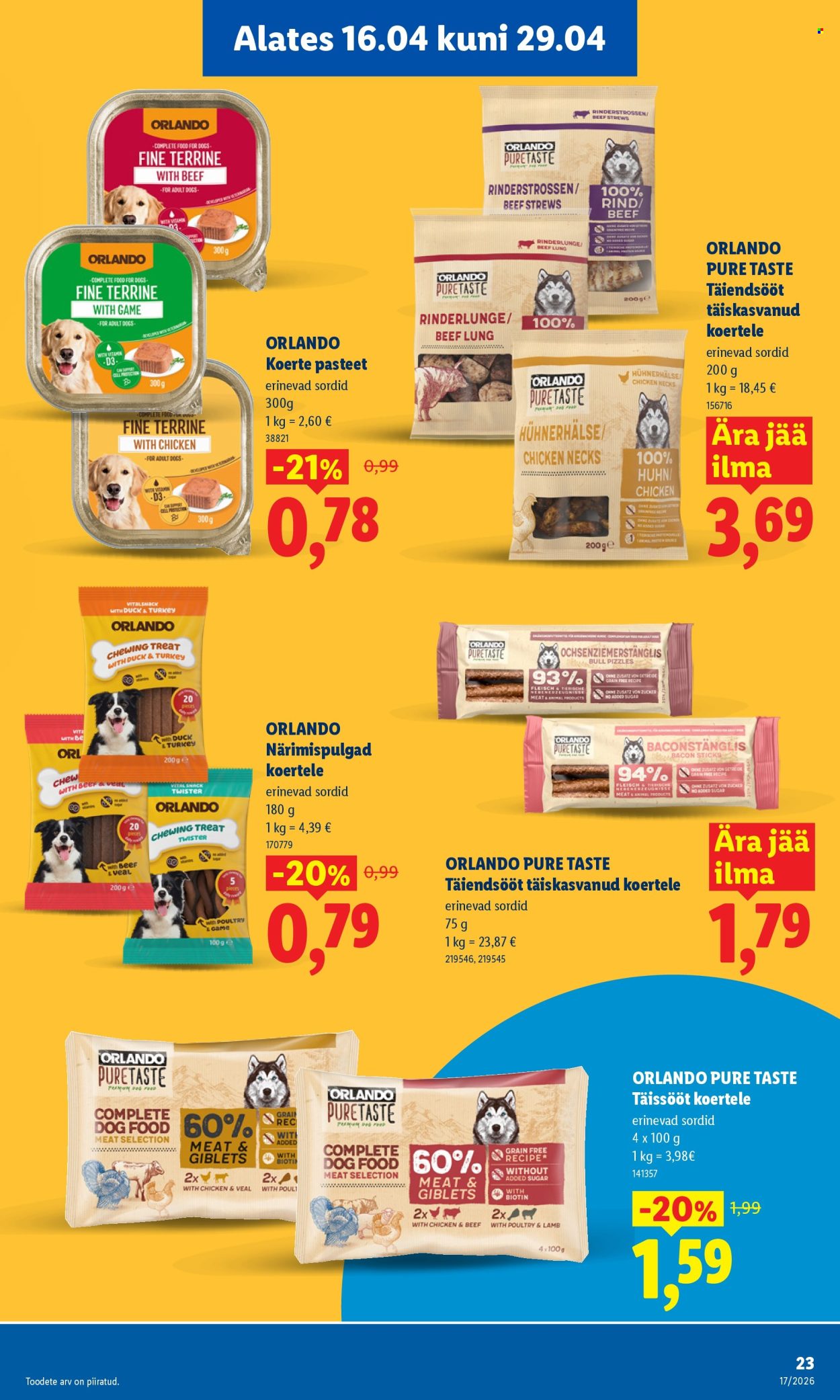 lidl - Lidl kliendileht - Kliendileht (20.04 - 26.04.2026) - page: 23