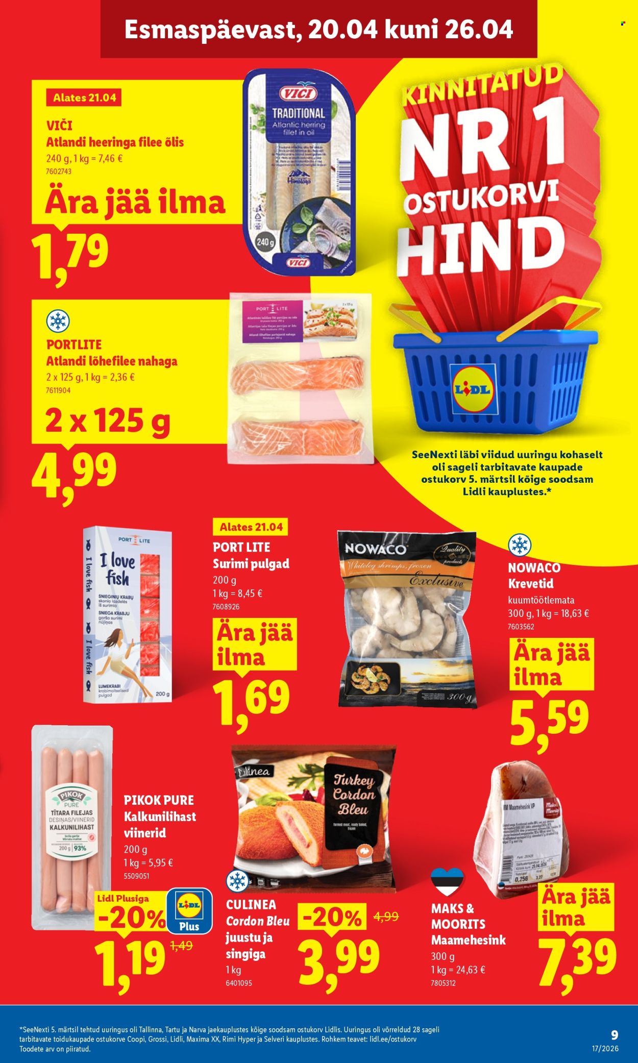 lidl - Lidl kliendileht - Kliendileht (20.04 - 26.04.2026) - page: 9