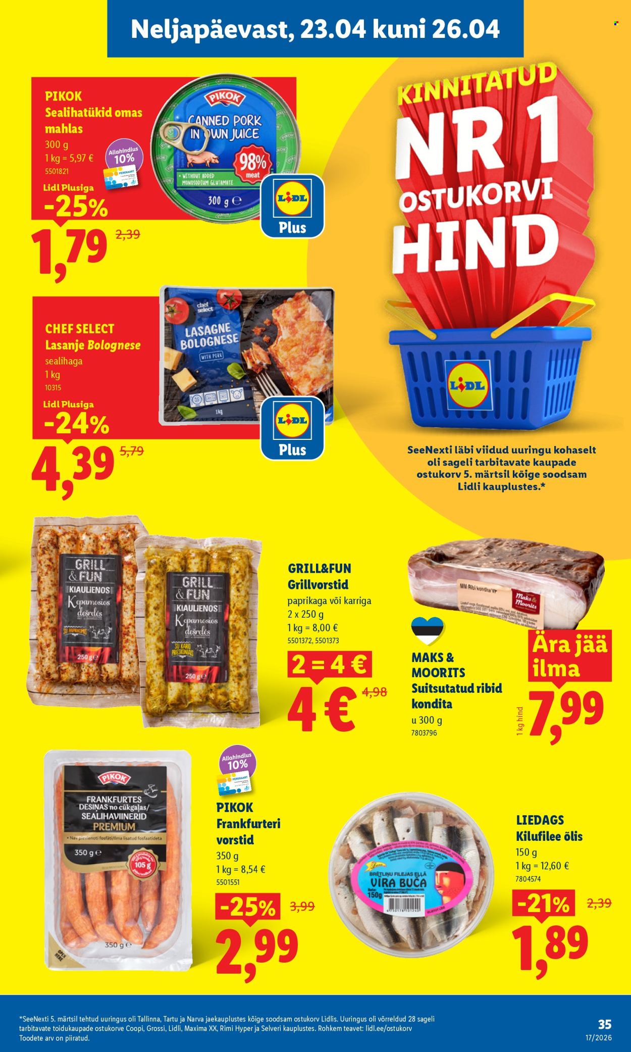 lidl - Lidl kliendileht - Kliendileht (20.04 - 26.04.2026) - page: 35