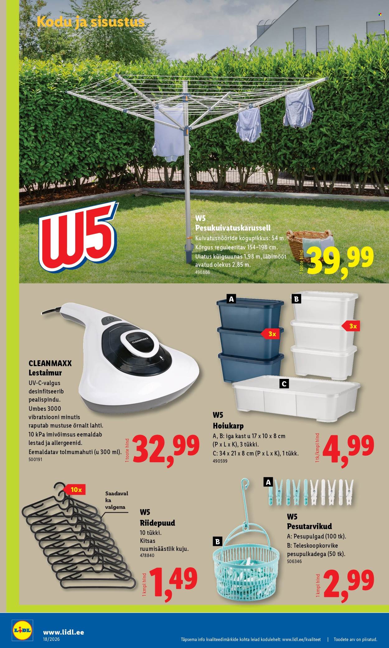 lidl - Lidl kliendileht - Tööstuskaupade pakkumised (27.04 - 3.05.2026) - page: 4