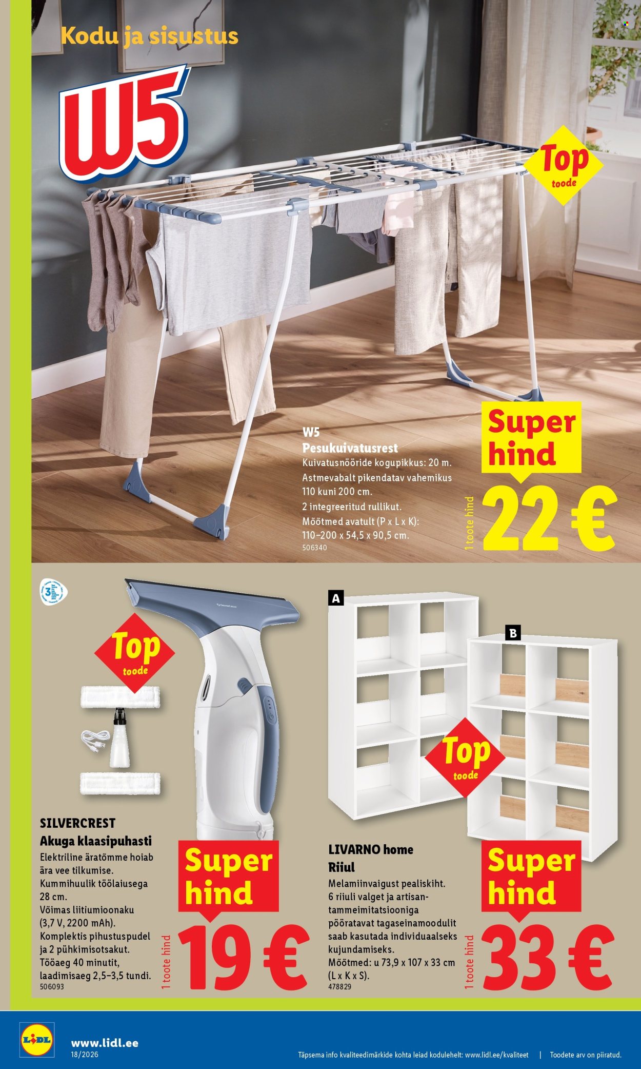 lidl - Lidl kliendileht - Tööstuskaupade pakkumised (27.04 - 3.05.2026) - page: 2