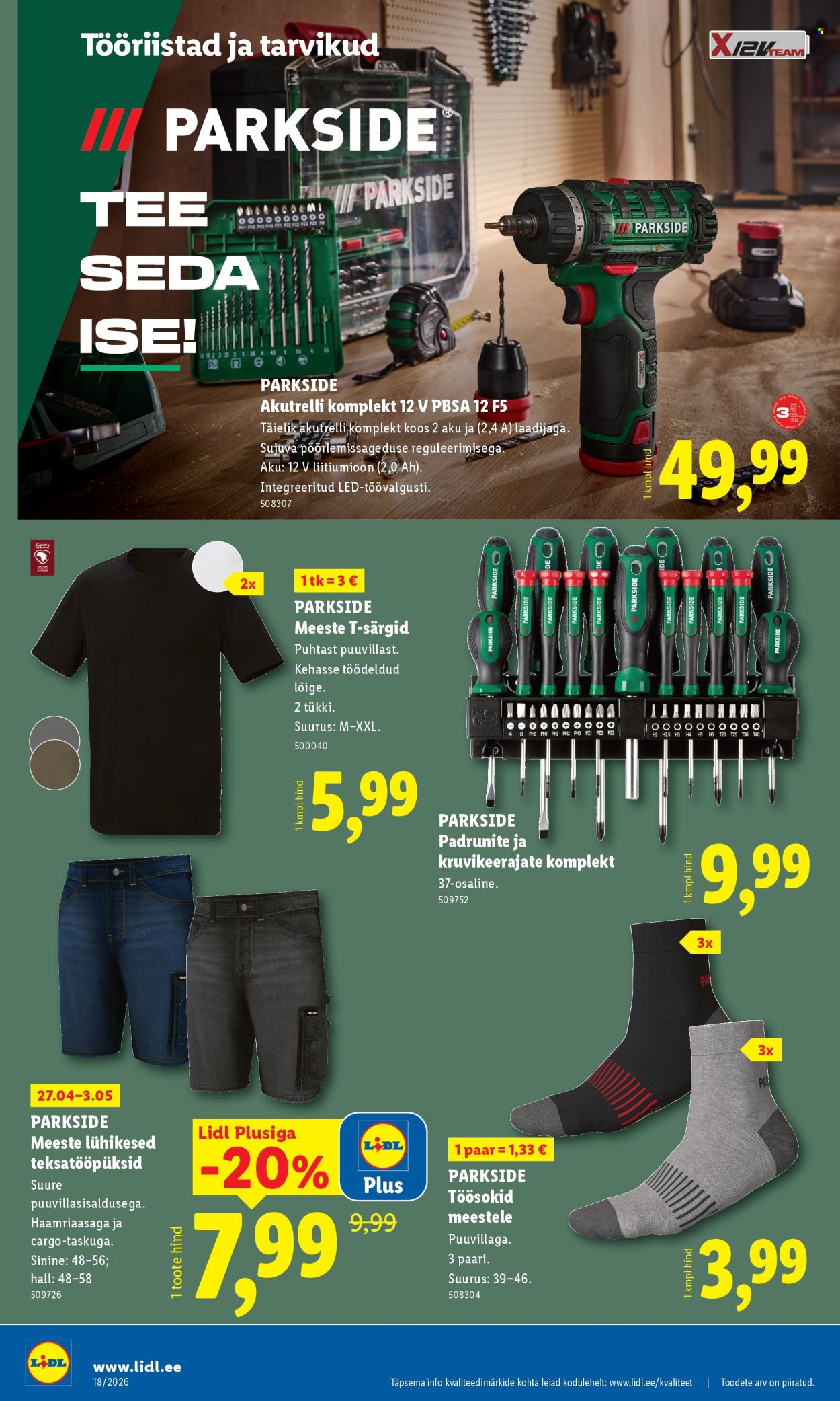 lidl - Lidl kliendileht - Tööstuskaupade pakkumised (27.04 - 3.05.2026) - page: 8