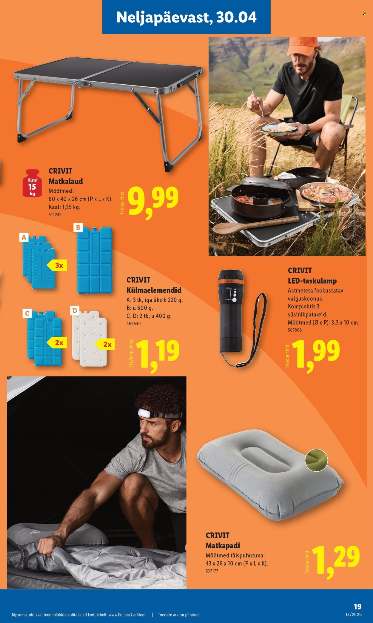 lidl - Lidl kliendileht - Tööstuskaupade pakkumised (27.04 - 3.05.2026) - page: 15