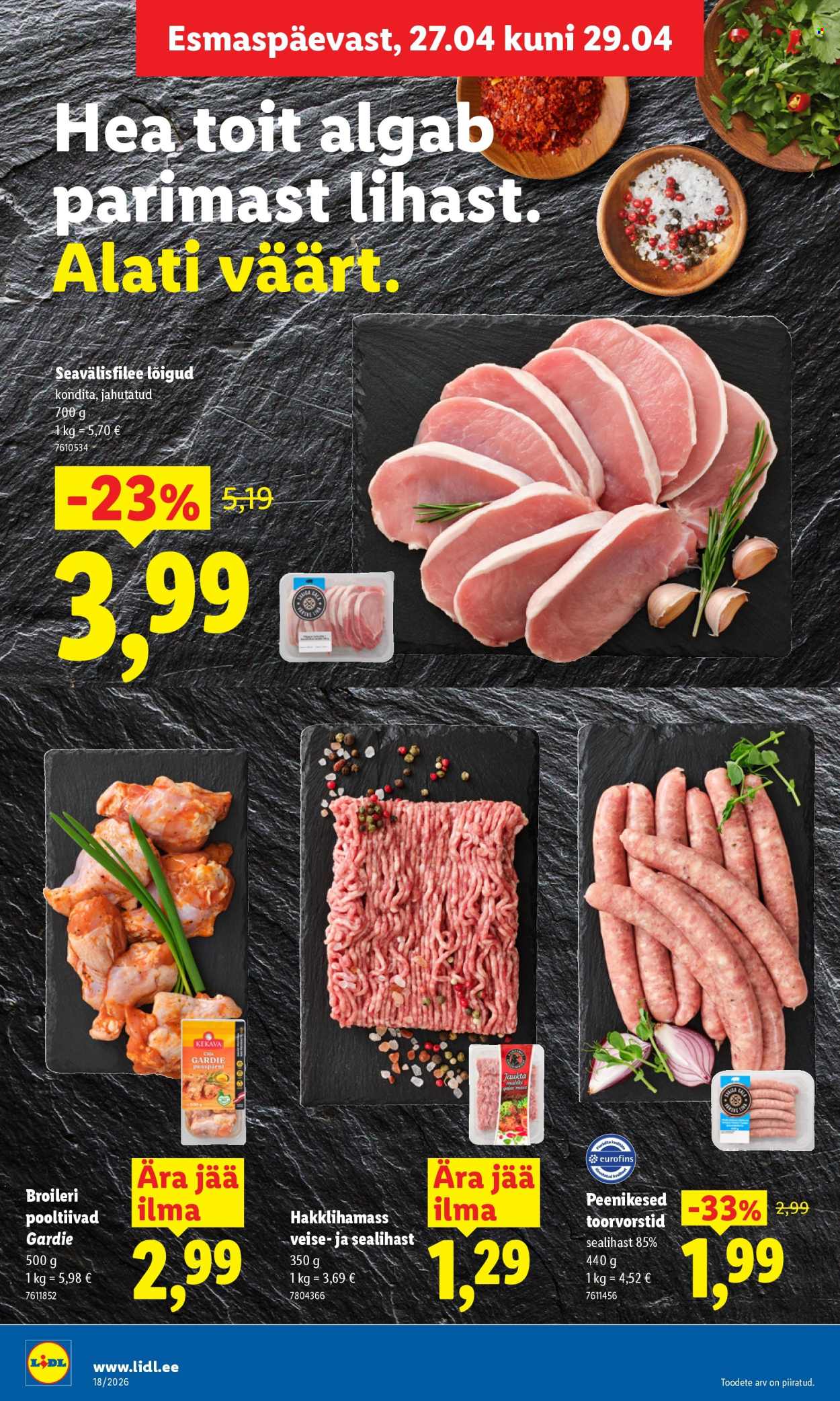 lidl - Lidl kliendileht - Kliendileht (27.04 - 3.05.2026) - page: 8