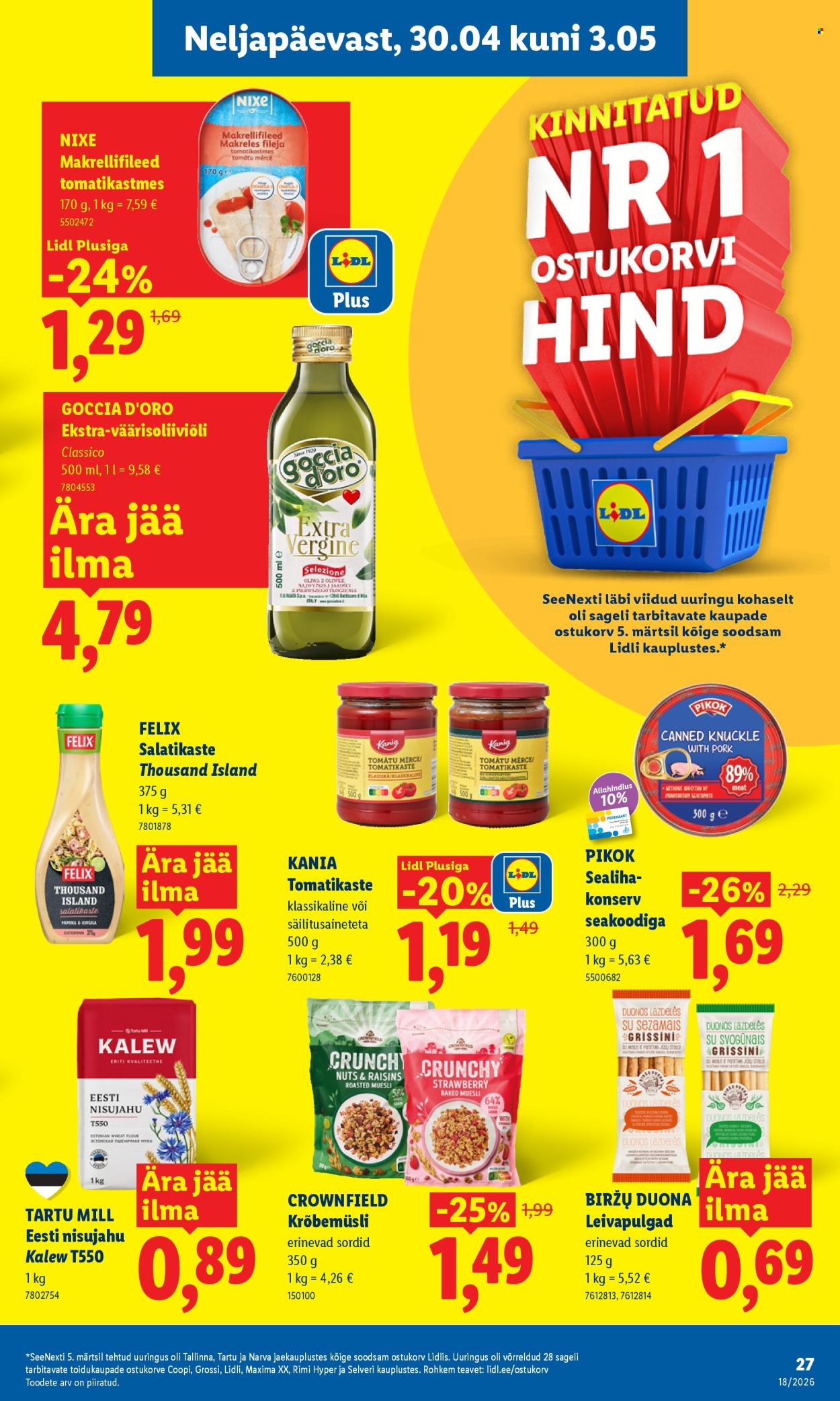 lidl - Lidl kliendileht - Kliendileht (27.04 - 3.05.2026) - page: 27