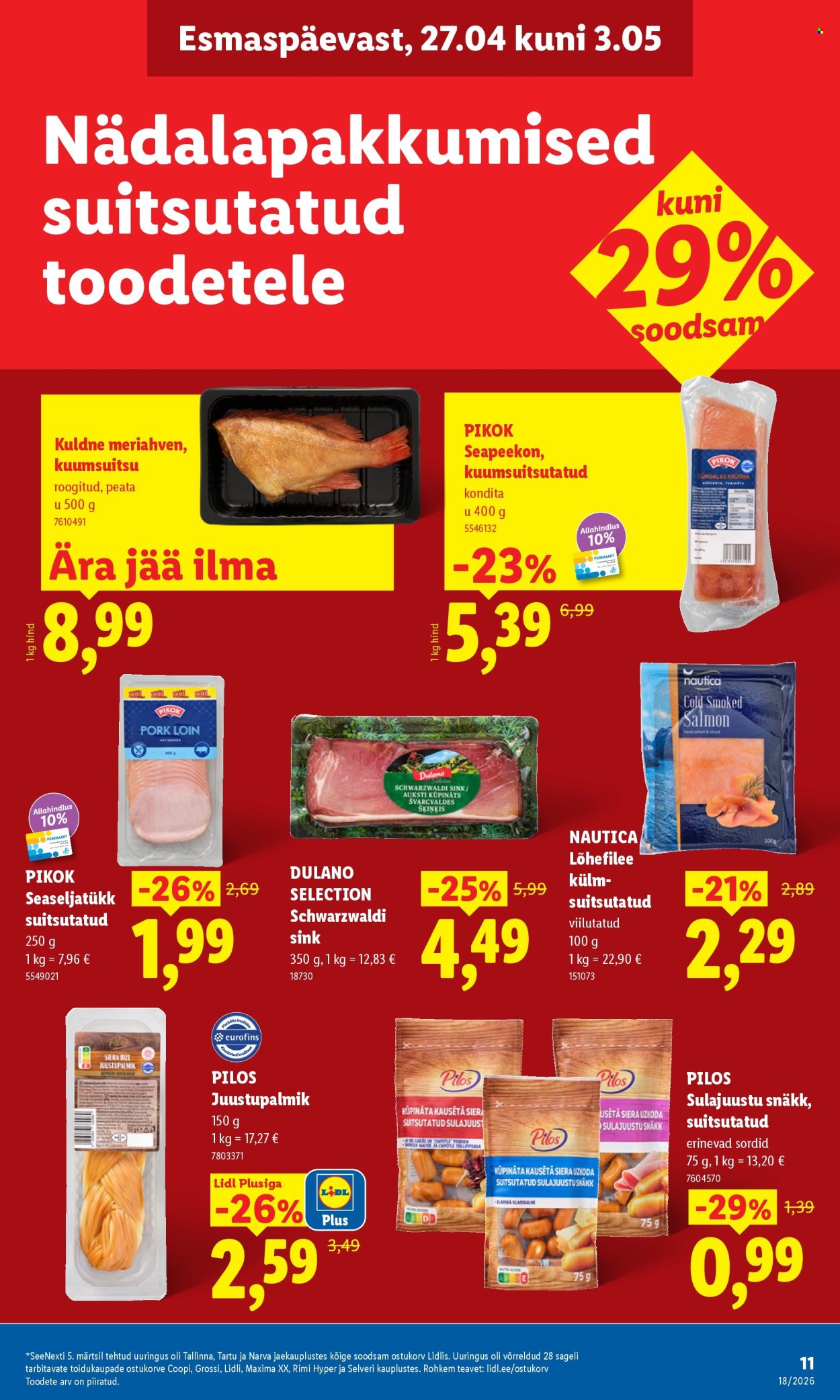 lidl - Lidl kliendileht - Kliendileht (27.04 - 3.05.2026) - page: 11