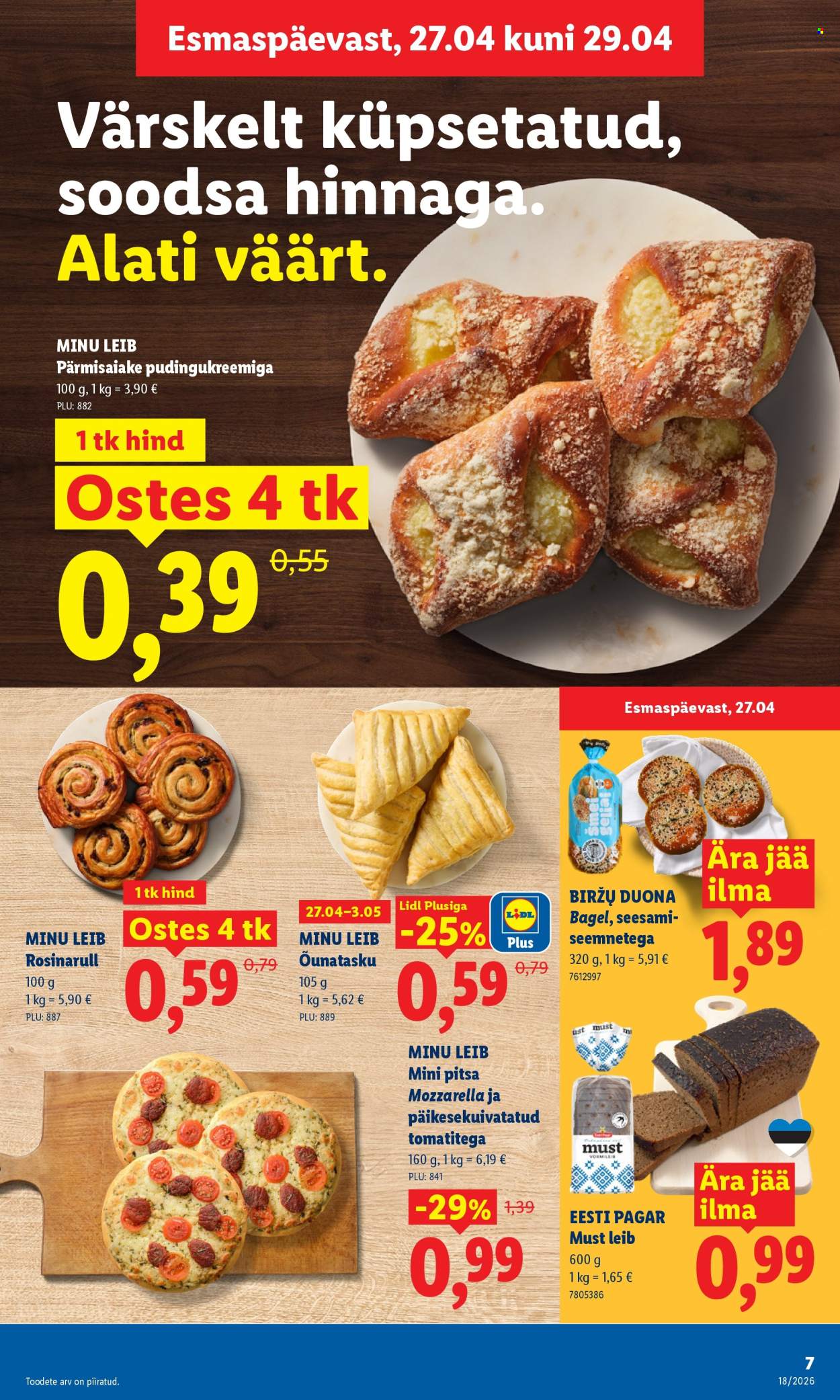 lidl - Lidl kliendileht - Kliendileht (27.04 - 3.05.2026) - page: 7