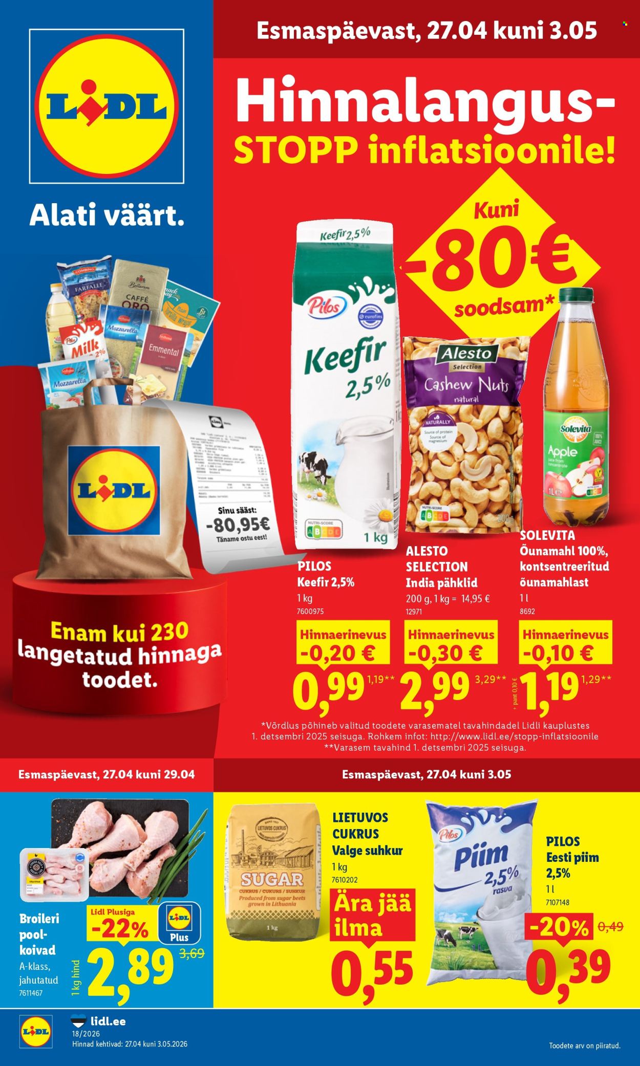 lidl - Lidl kliendileht - Kliendileht (27.04 - 3.05.2026) - page: 1