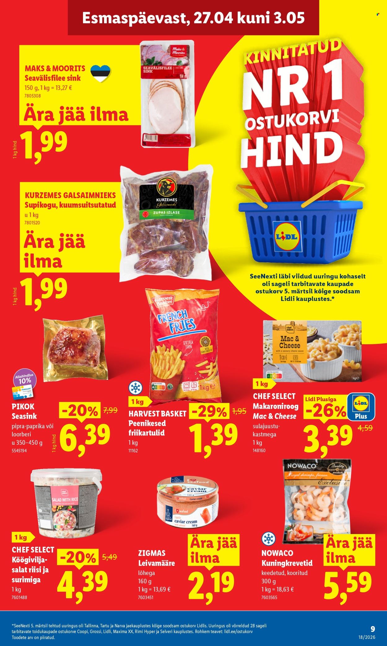 lidl - Lidl kliendileht - Kliendileht (27.04 - 3.05.2026) - page: 9