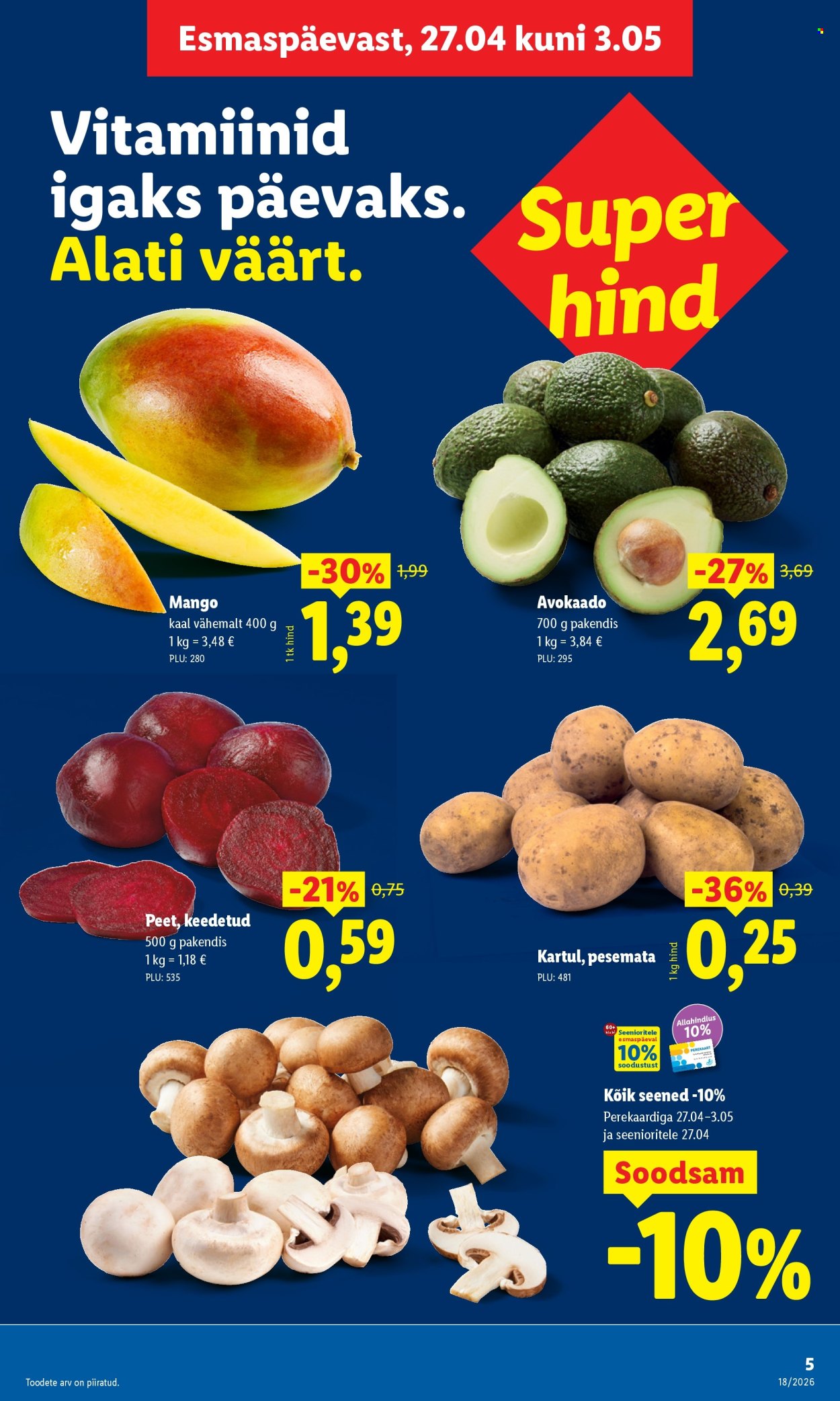 lidl - Lidl kliendileht - Kliendileht (27.04 - 3.05.2026) - page: 5