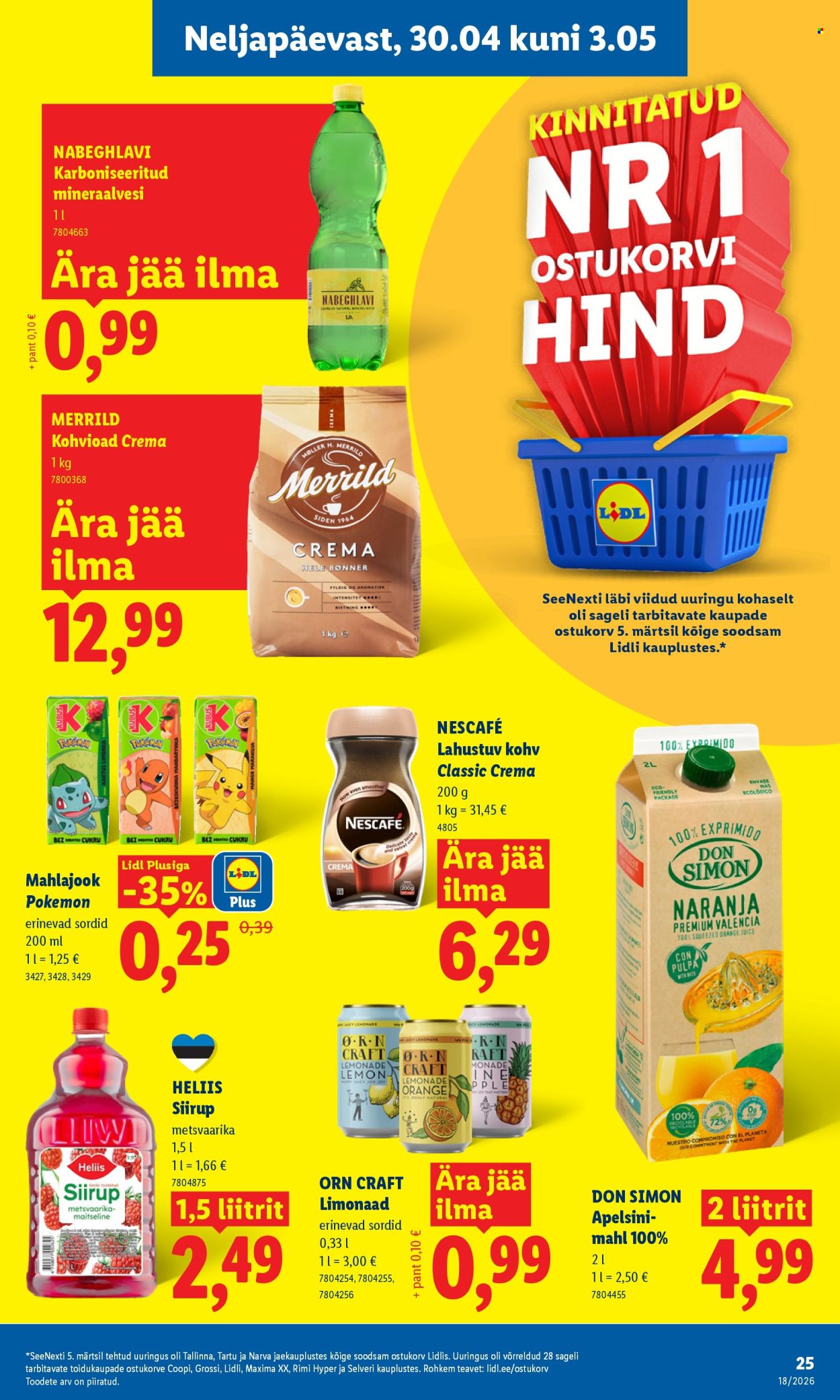 lidl - Lidl kliendileht - Kliendileht (27.04 - 3.05.2026) - page: 25