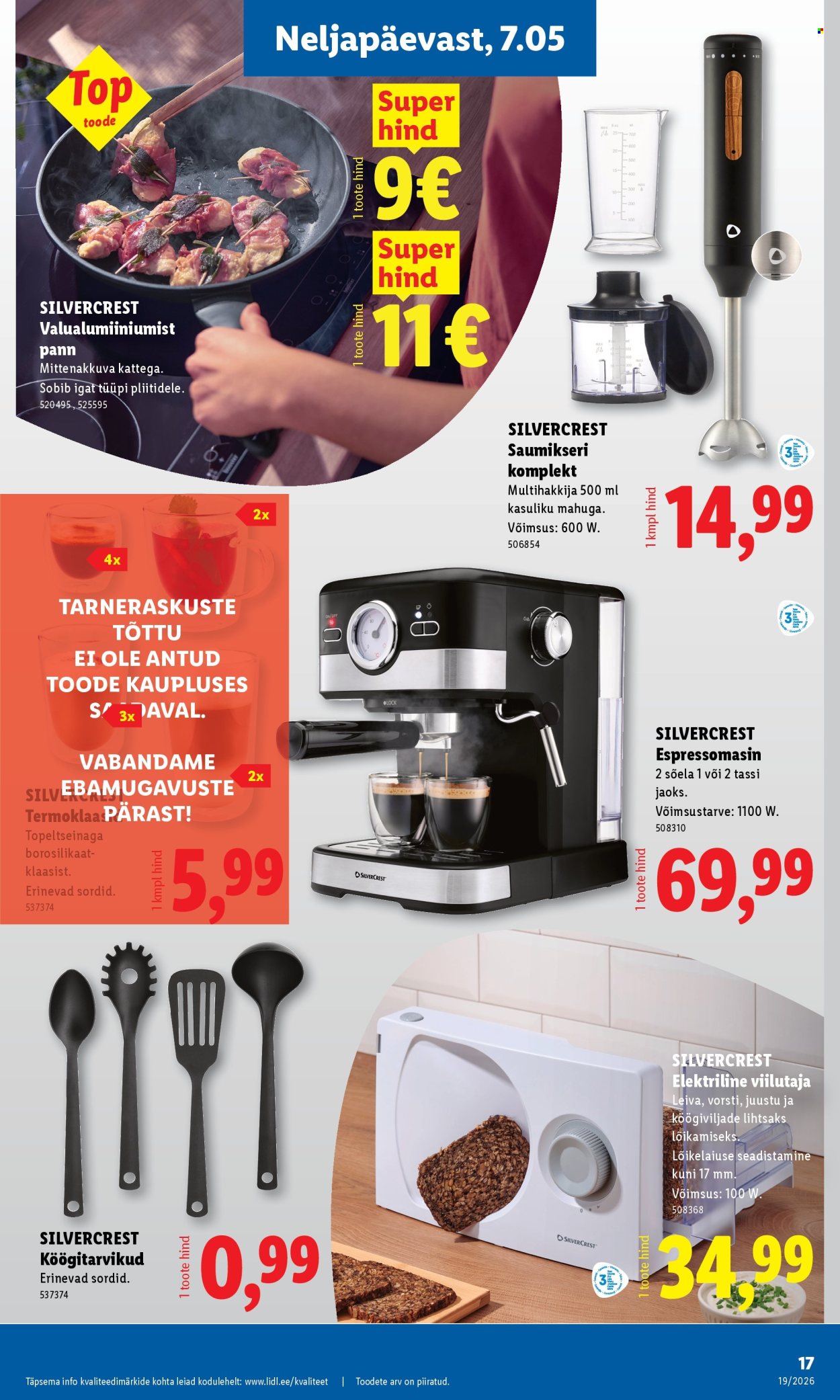 lidl - Lidl kliendileht - Tööstuskaupade pakkumised (4.05 - 10.05.2026) - page: 17