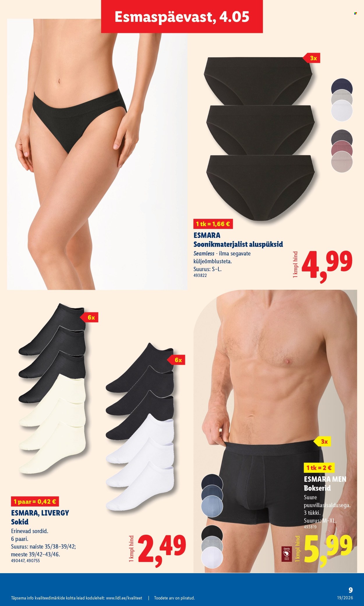 lidl - Lidl kliendileht - Tööstuskaupade pakkumised (4.05 - 10.05.2026) - page: 9
