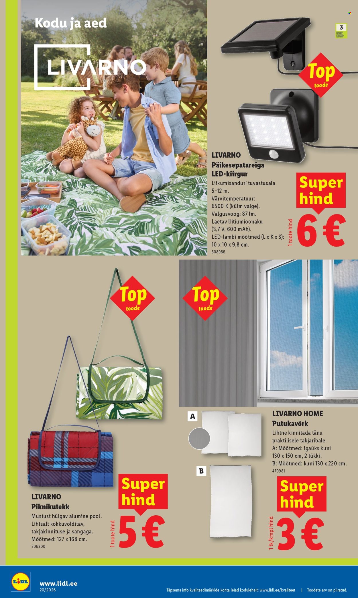 lidl - Lidl kliendileht - Tööstuskaupade pakkumised (11.05 - 17.05.2026) - page: 2