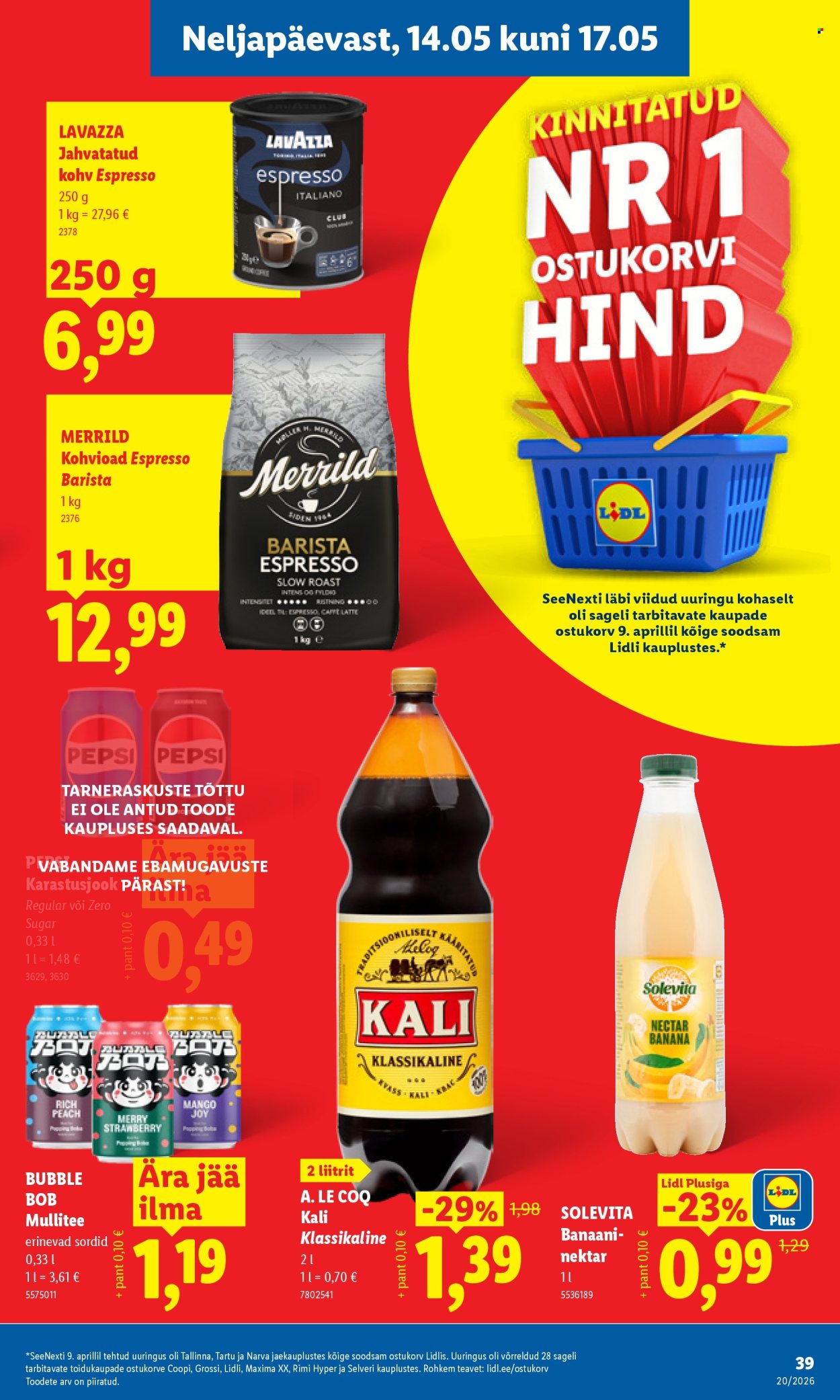 lidl - Lidl kliendileht - Kliendileht (11.05 - 17.05.2026) - page: 39
