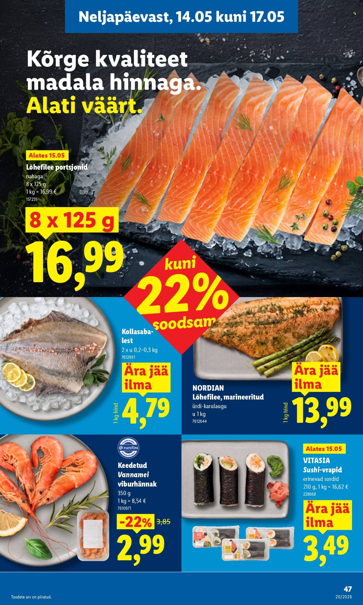 lidl - Lidl kliendileht - Kliendileht (11.05 - 17.05.2026) - page: 47